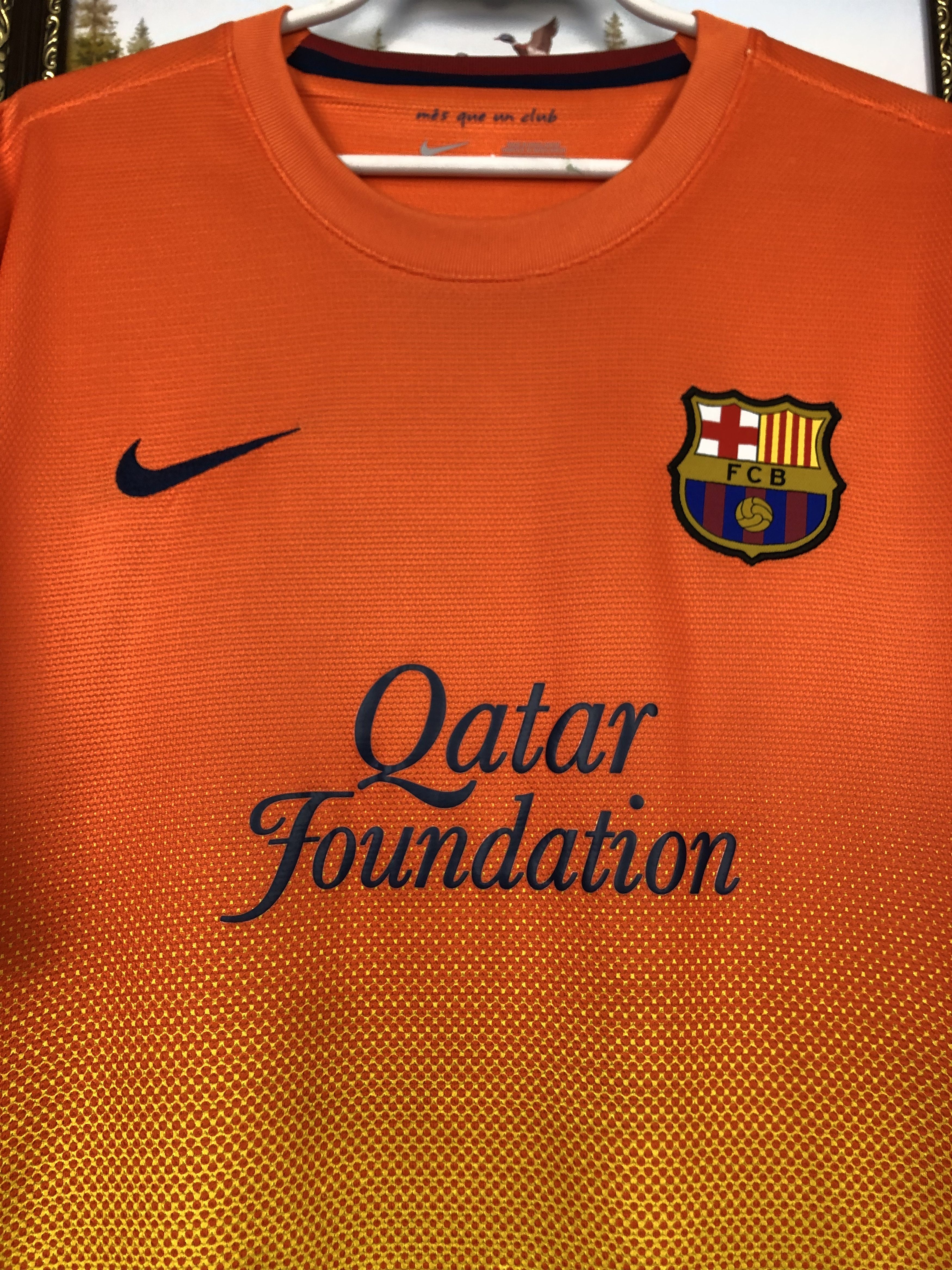 Nike Barcelona football shirt Soccer #10 Messi Tee Camiseta Size US XL / EU 56 / 4 - 5 Thumbnail