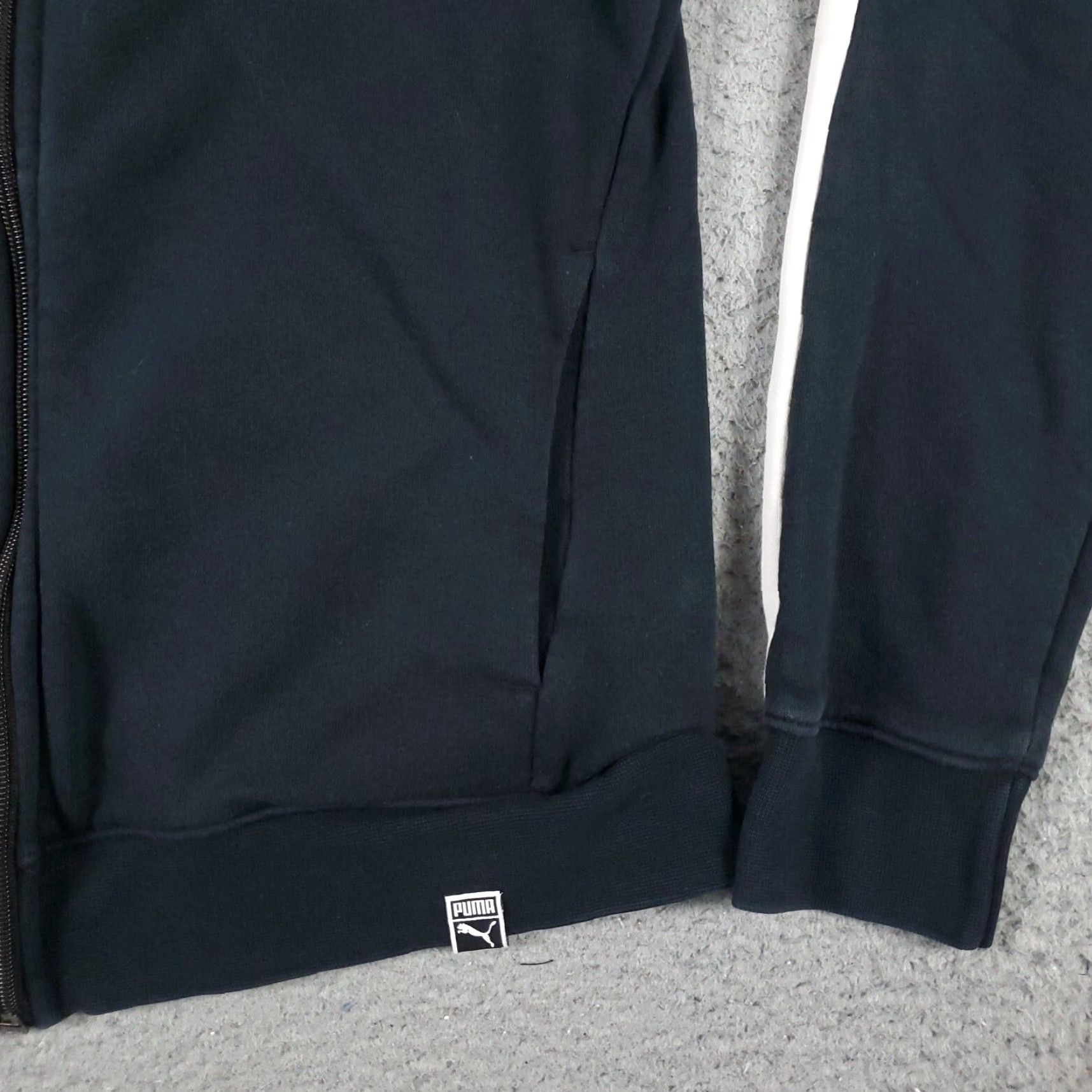 Puma VINTAGE Puma Womens Sweater Full Zip Long Sleeve Casual Size Medium Black Knit Modern Athletic Women Size M / US 6-8 / IT 42-44 - 5 Thumbnail
