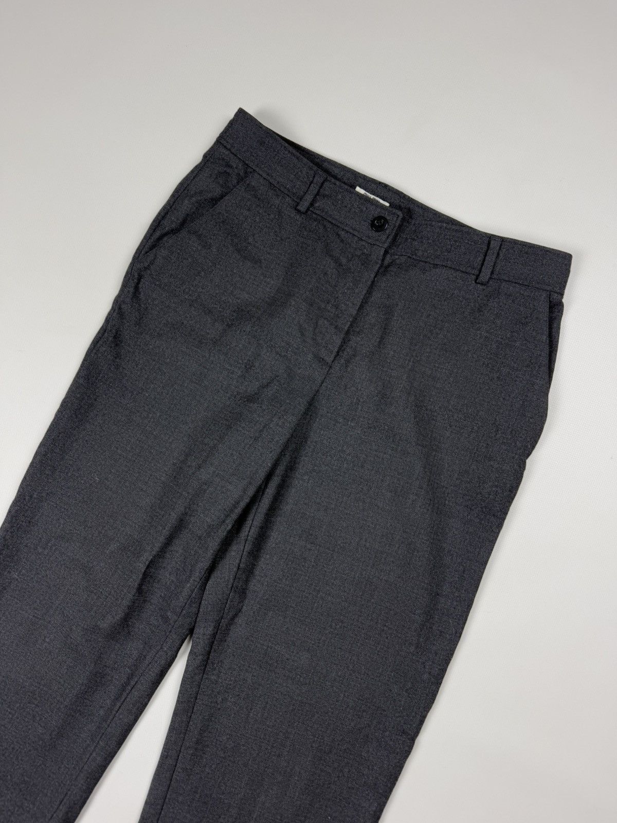 Miu Miu Miu Miu Ladies Virgin Wool Dress Pants Trousers Size 42 Size 28" / US 6 / IT 42 - 2 Thumbnail