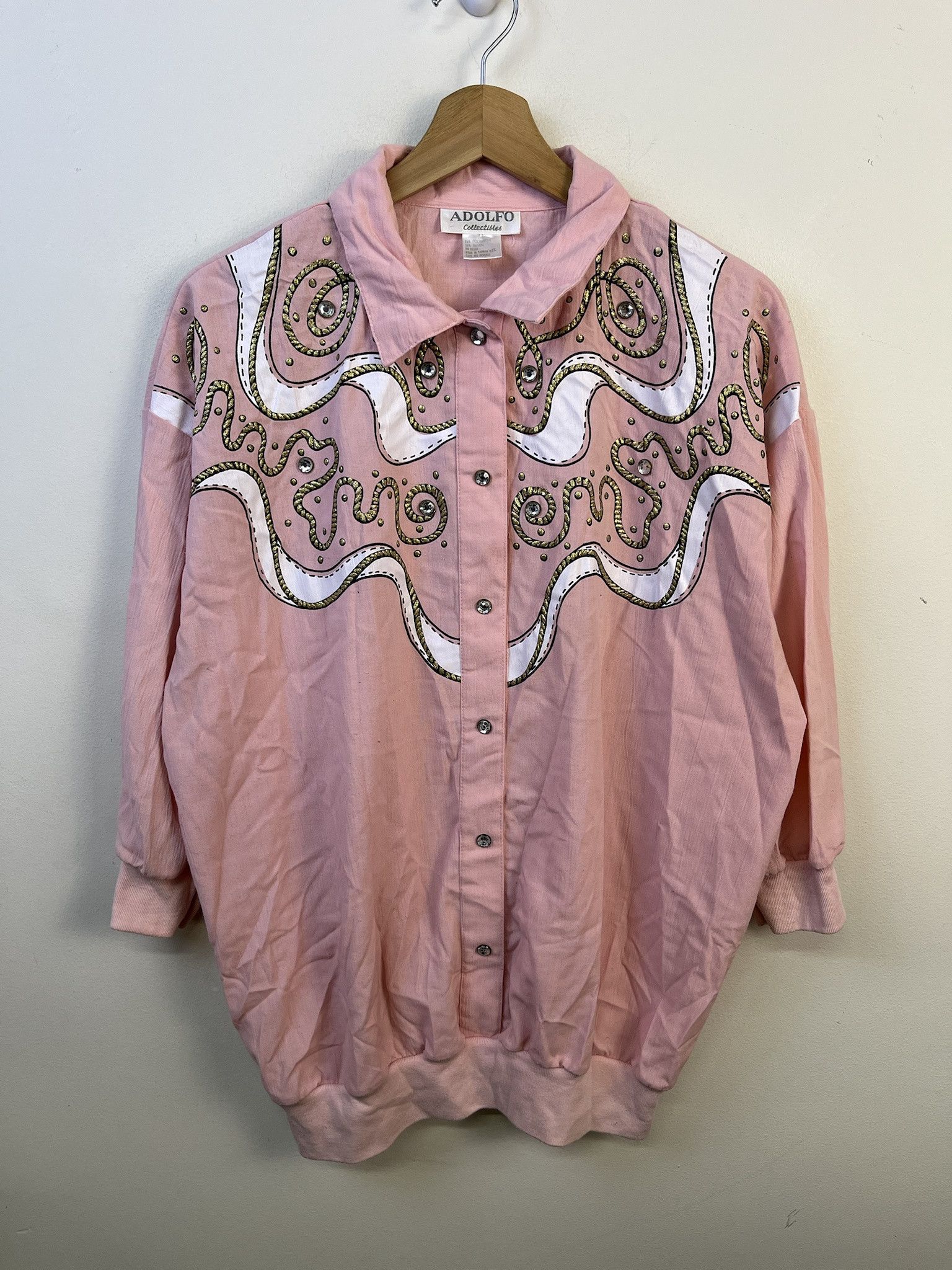Flannel × Wrangler Vintage Western Flannel Bedazzled Gemstone Rodeo Shirt Size M Size US M / EU 48-50 / 2 - 1 Thumbnail