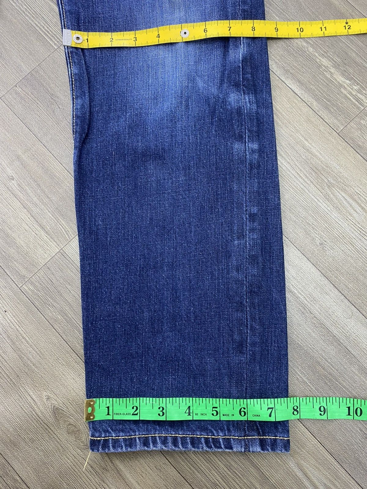 Aape Vintage Aape By A Bathing Ape Bape Embroidery Selvedge Denim Size US 32 / EU 48 - 24 Thumbnail