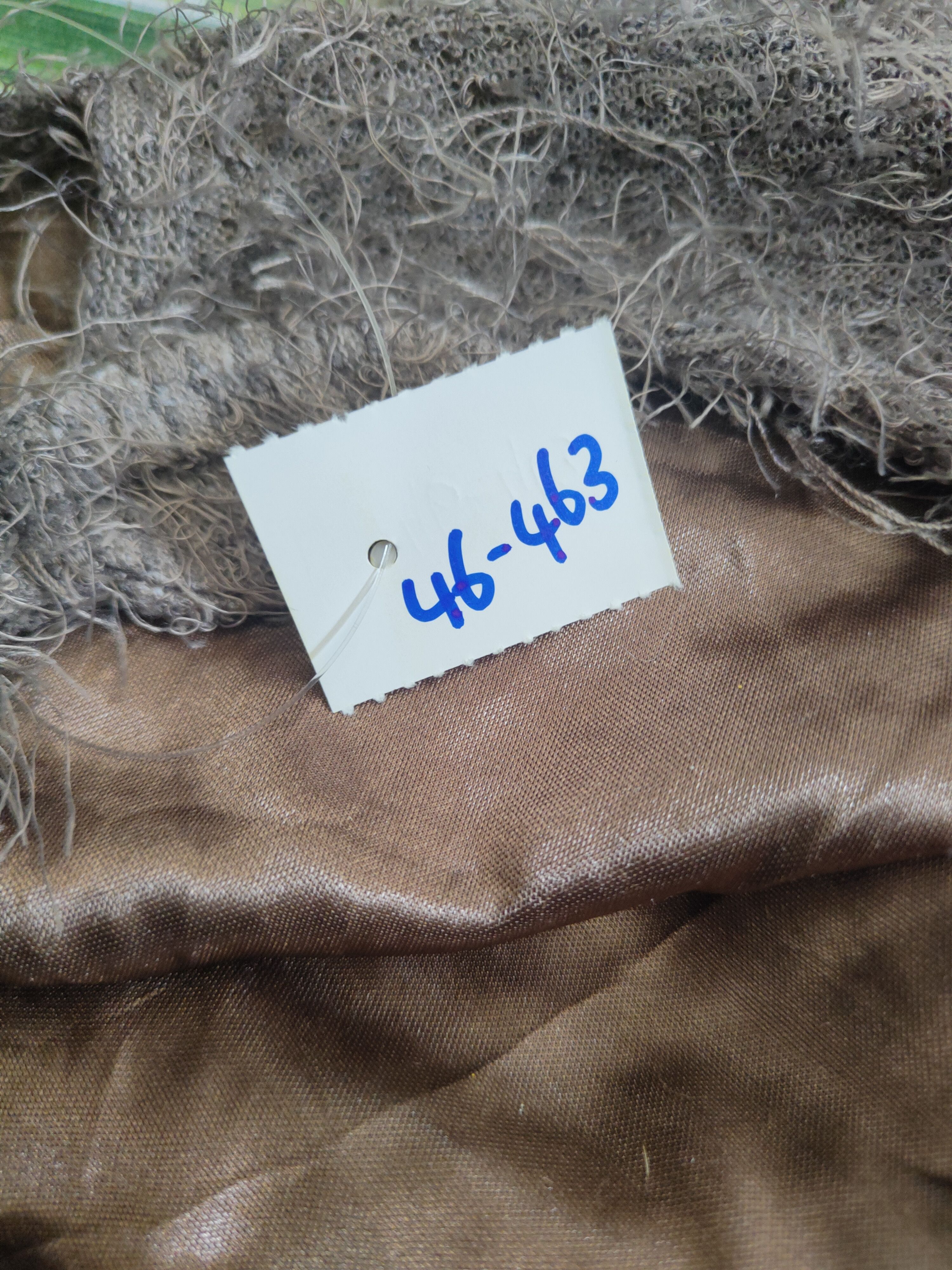 Japanese Brand DL Apple Butter Brown Fur Mohair Knitwear #46-463 Size S / US 4 / IT 40 - 14 Thumbnail