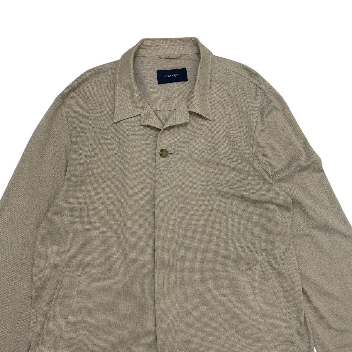 Burberry Vintage Burberry Linen Button Jacket Size US XL / EU 56 / 4 - 5 Thumbnail