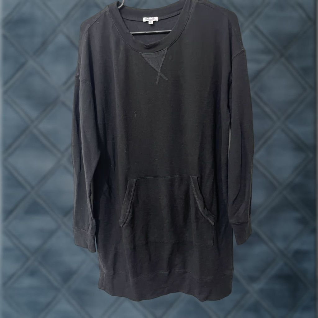 Splendid Splendid Waffle Knit Shirt Women Small Black 3/4 Sleeve Crew Round Neck Womens Size S / US 4 / IT 40 - 1 Thumbnail