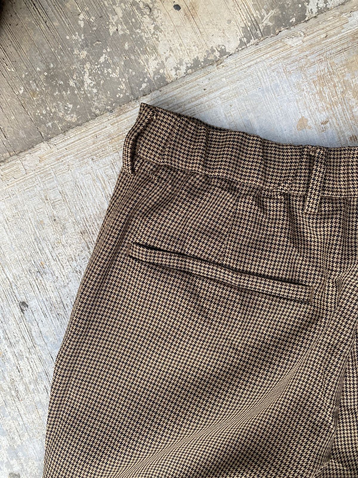 GU GU Houndstooth Trouser Pants Size US 28 / EU 44 - 6 Thumbnail