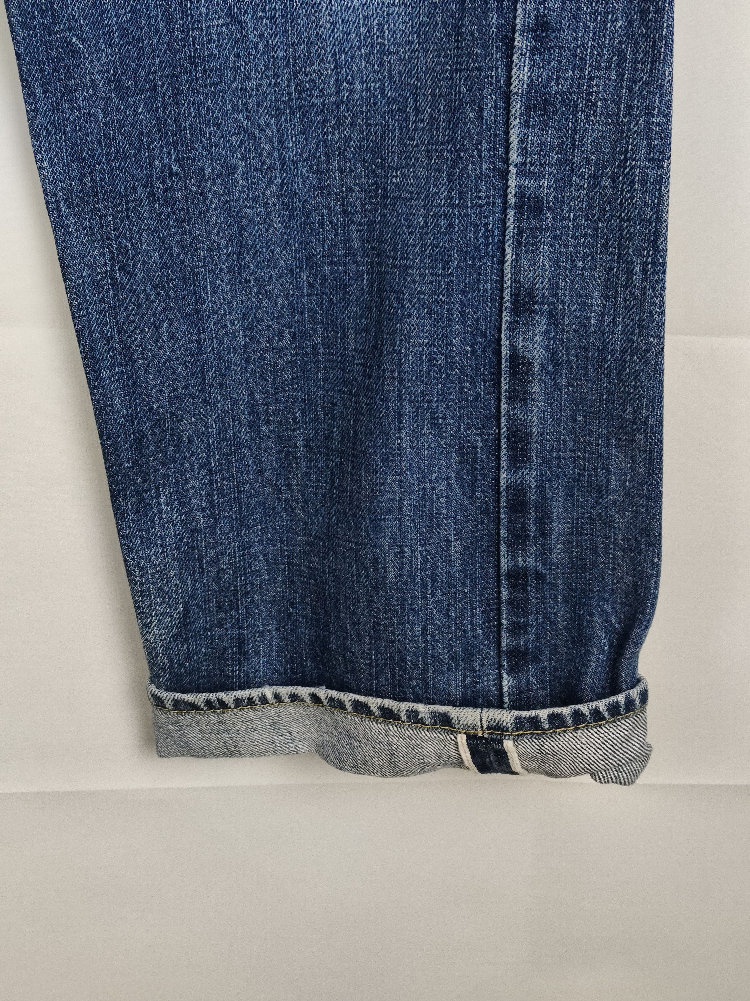 Japanese Brand × Yohji Yamamoto Yohji Yamamoto Signature Label Selvedge Denim Pant Size US 28 / EU 44 - 3 Thumbnail