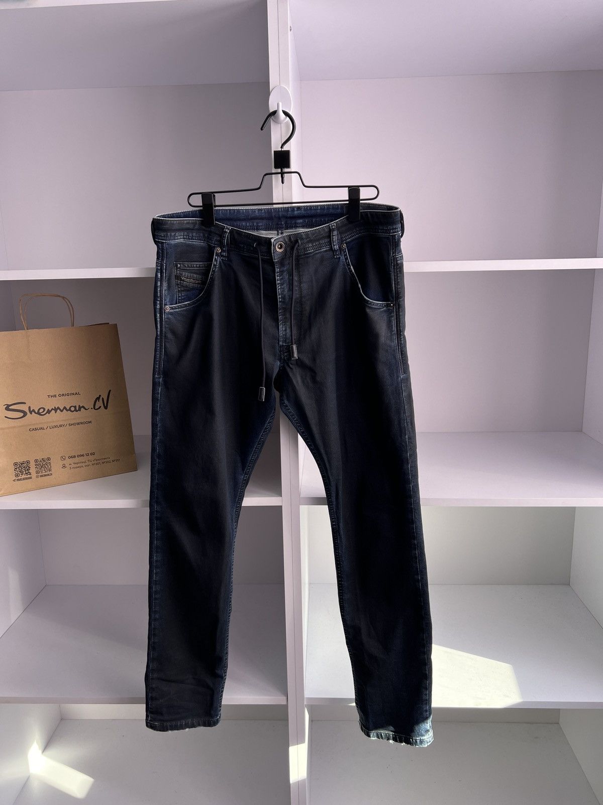 Diesel × Vintage Vintage Diesel Krooley CB-Ne Blue Denim Jeans Size US 34 / EU 50 - 3 Thumbnail
