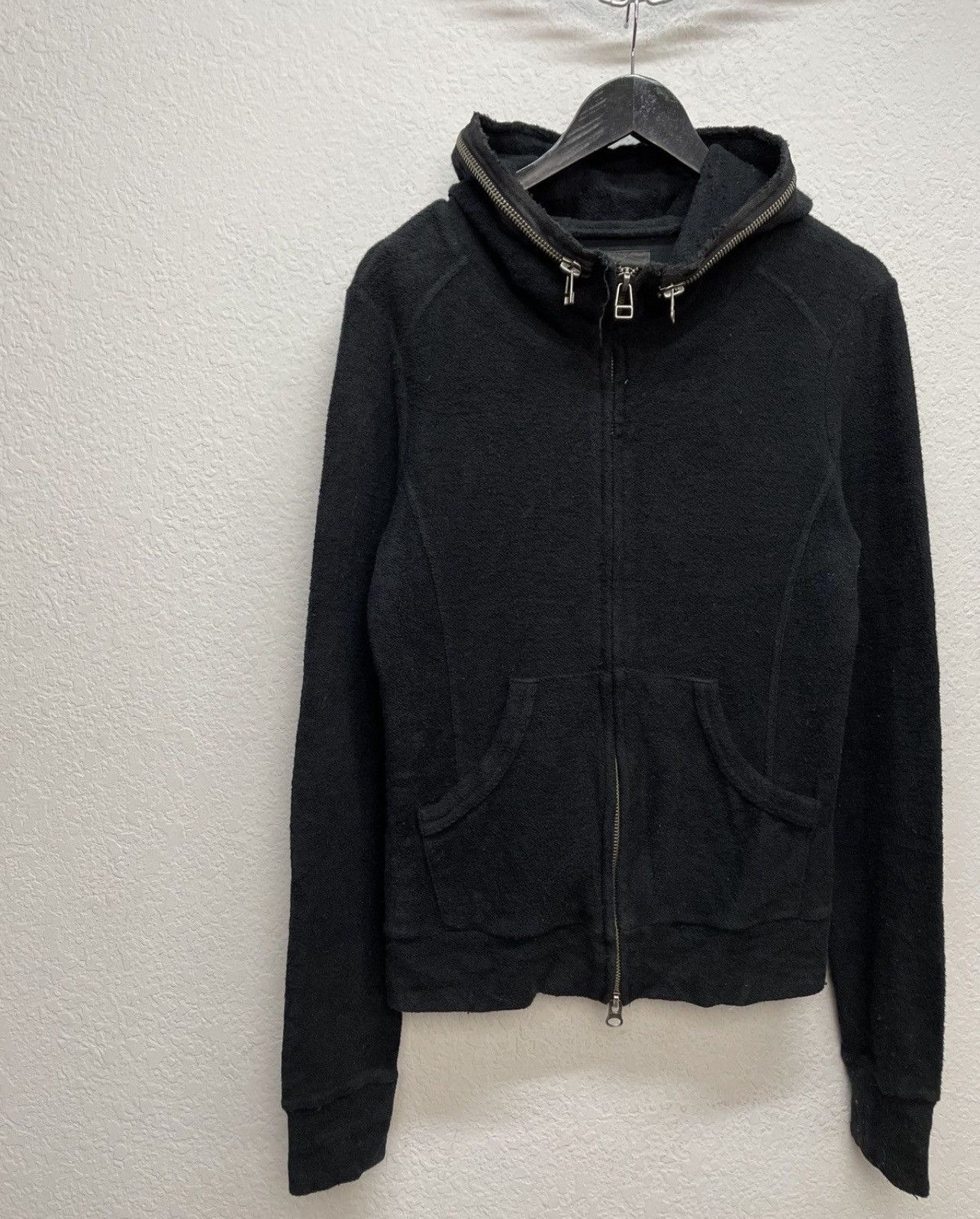 Japanese Brand Vintage Midas Rick Owens Vibe 00s Style Black Zip Hoodie Size US M / EU 48-50 / 2 - 3 Thumbnail