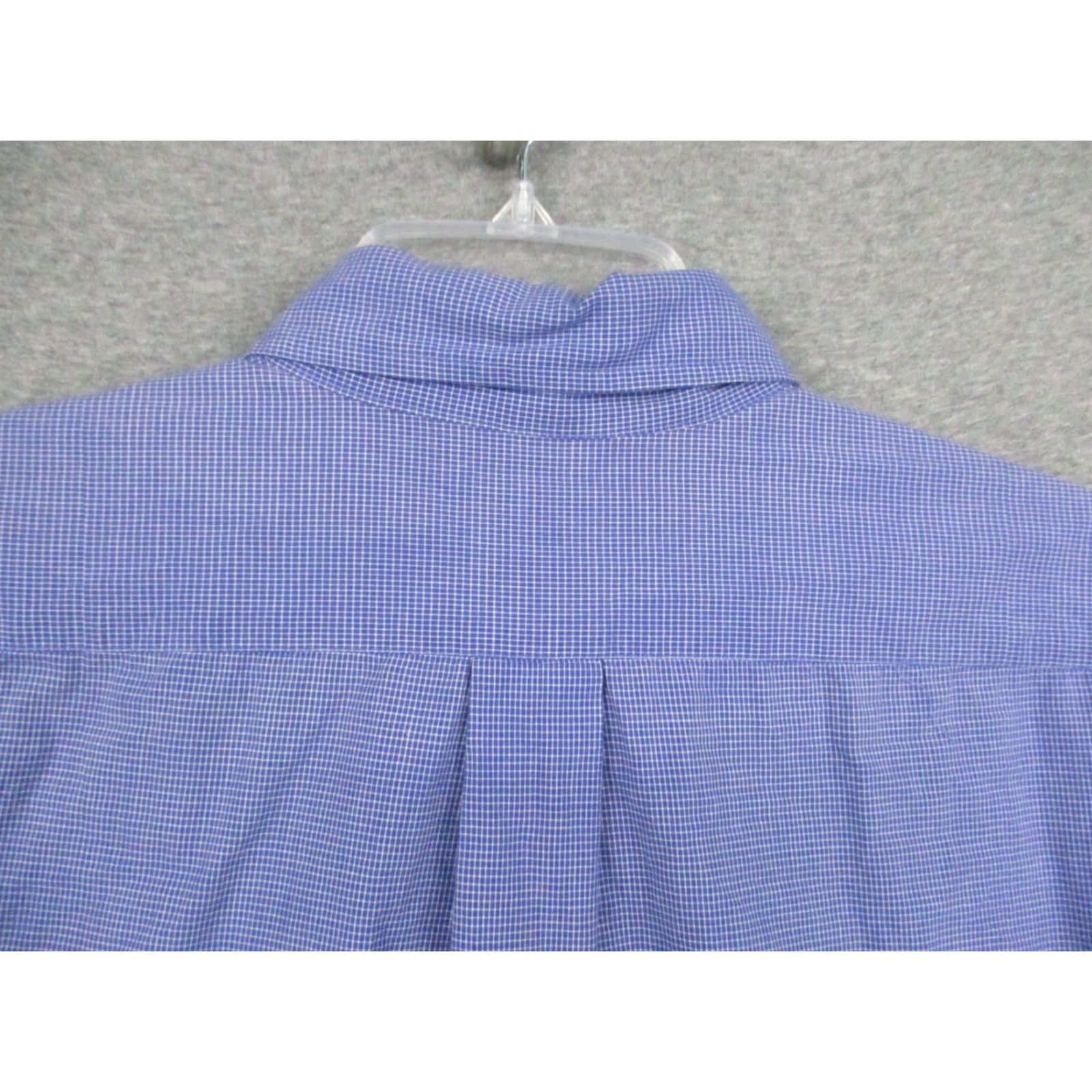 Brooks Brothers VINTAGE Brooks Brothers Shirt 16 Blue Pocket Oxford Plaid Hong Kong Shirt blue plaid pocket oxford Brooks Brothers Mens 16 Size US L / EU 52-54 / 3 - 7 Thumbnail