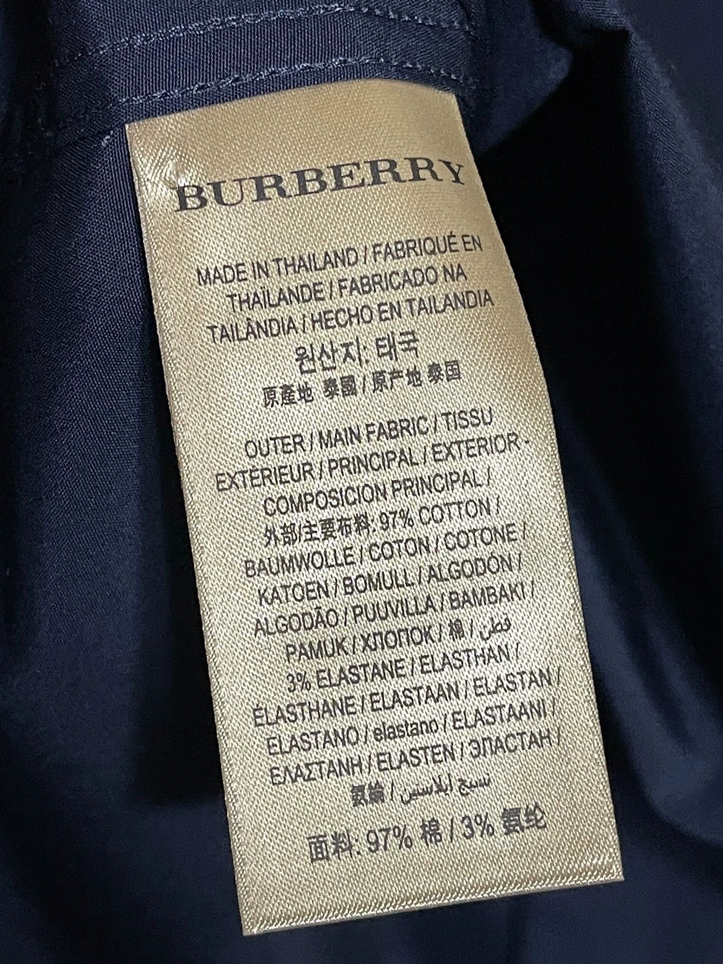 Burberry Burberry Navy Oversized LS Shirt XXL Horseferry Embroidered Size US XXL / EU 58 / 5 - 7 Thumbnail