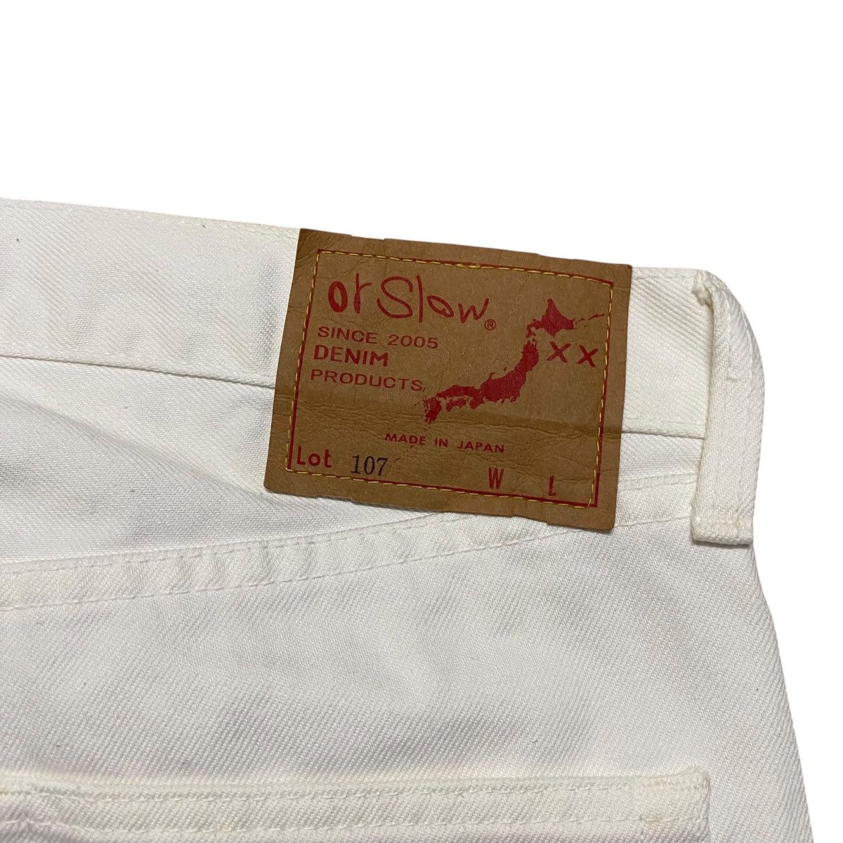 Orslow Orslow 107 Ivy Fit White Denim Jeans Size US 32 / EU 48 - 13 Thumbnail