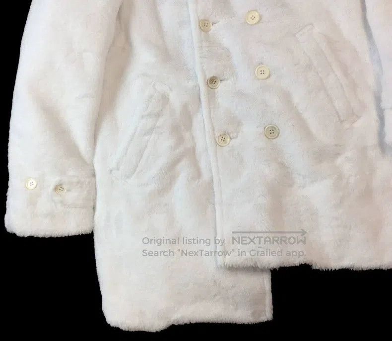 Comme des Garcons Comme des Garcons White Fleece Coat Size M / US 6-8 / IT 42-44 - 6 Thumbnail