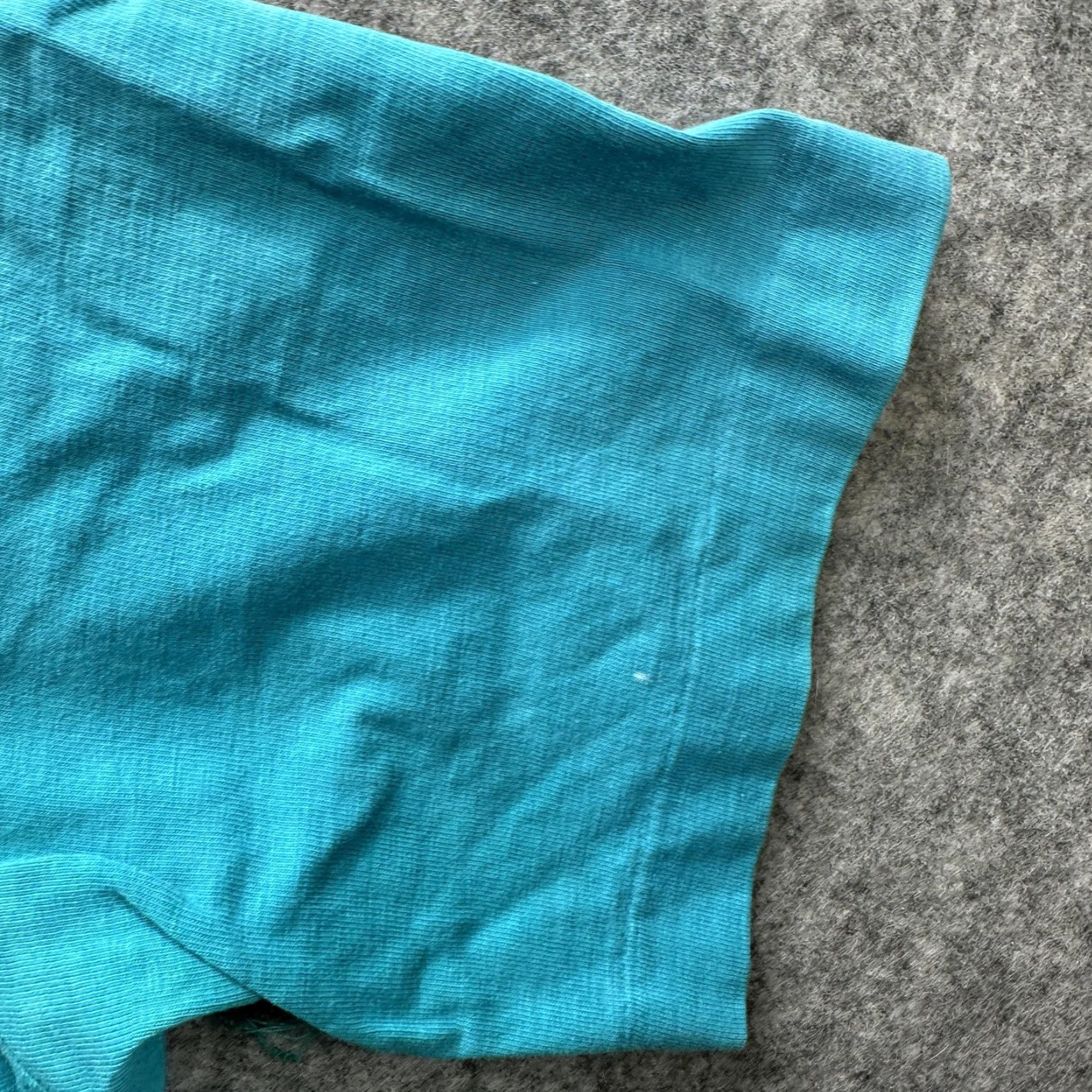 Lands' End VINTAGE Lands' End Shirt Mens Large Teal Pocket Tee 100% Cotton Made USA 90s Size US L / EU 52-54 / 3 - 7 Thumbnail
