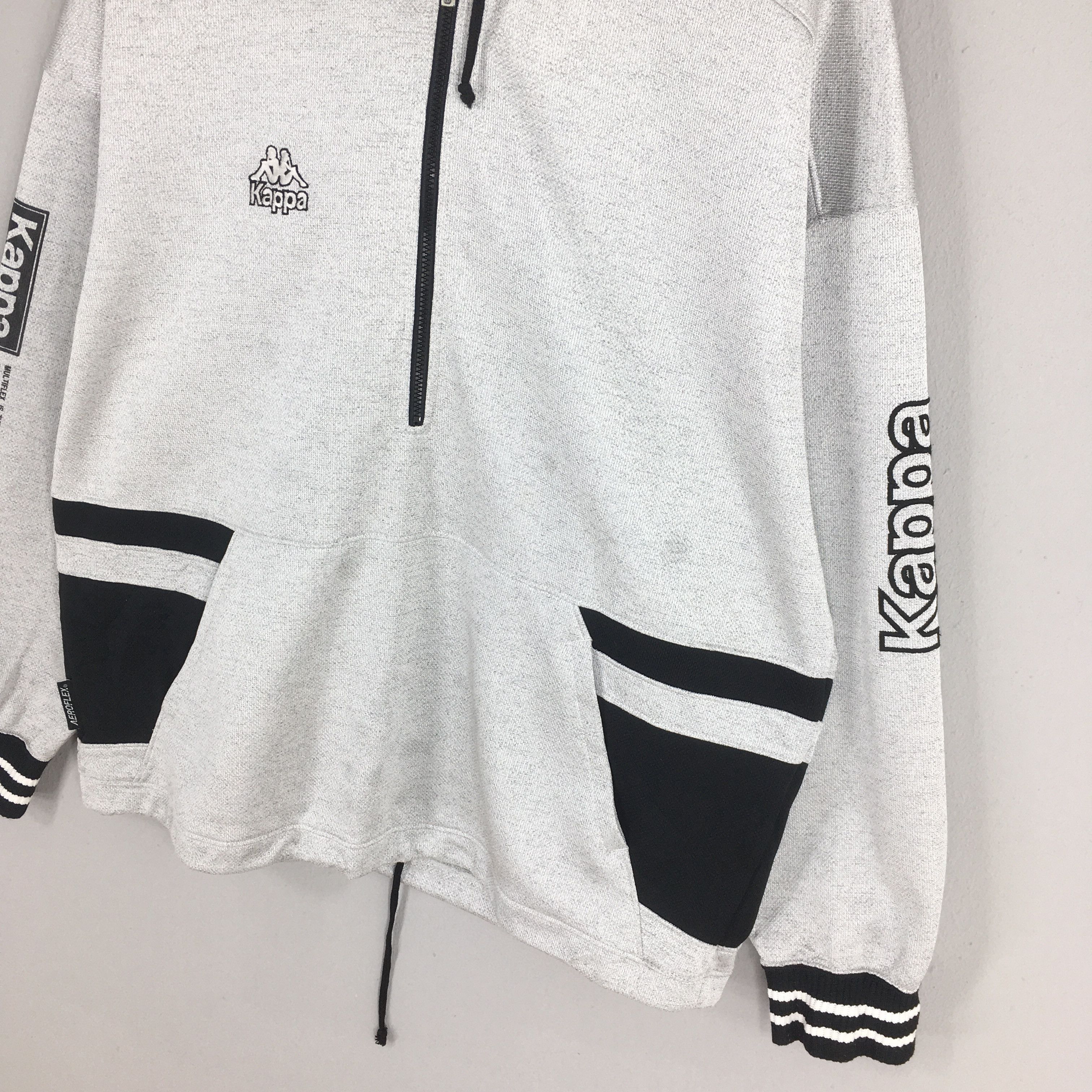 Kappa Vintage 90s Kappa Sport White Track Top Jacket XLarge Size US XL / EU 56 / 4 - 4 Thumbnail