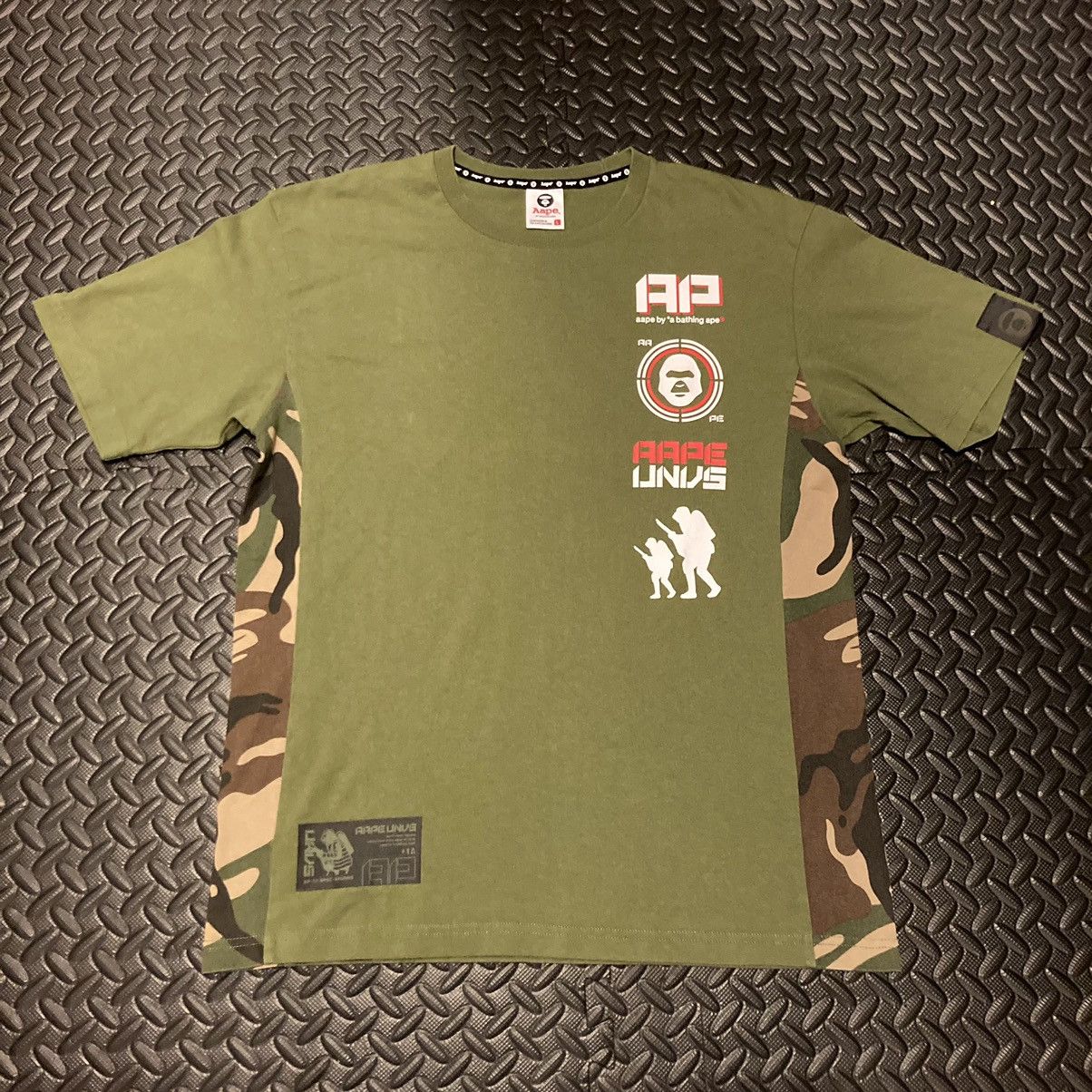 Aape × Bape A Bathing Ape Bape AAPE Camo T-Shirt Size US L / EU 52-54 / 3 - 1 Thumbnail