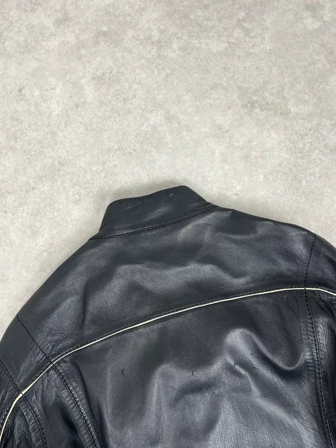 Prada 2000s Prada Black Leather Lips Biker Jacket Size US S / EU 44-46 / 1 - 7 Thumbnail