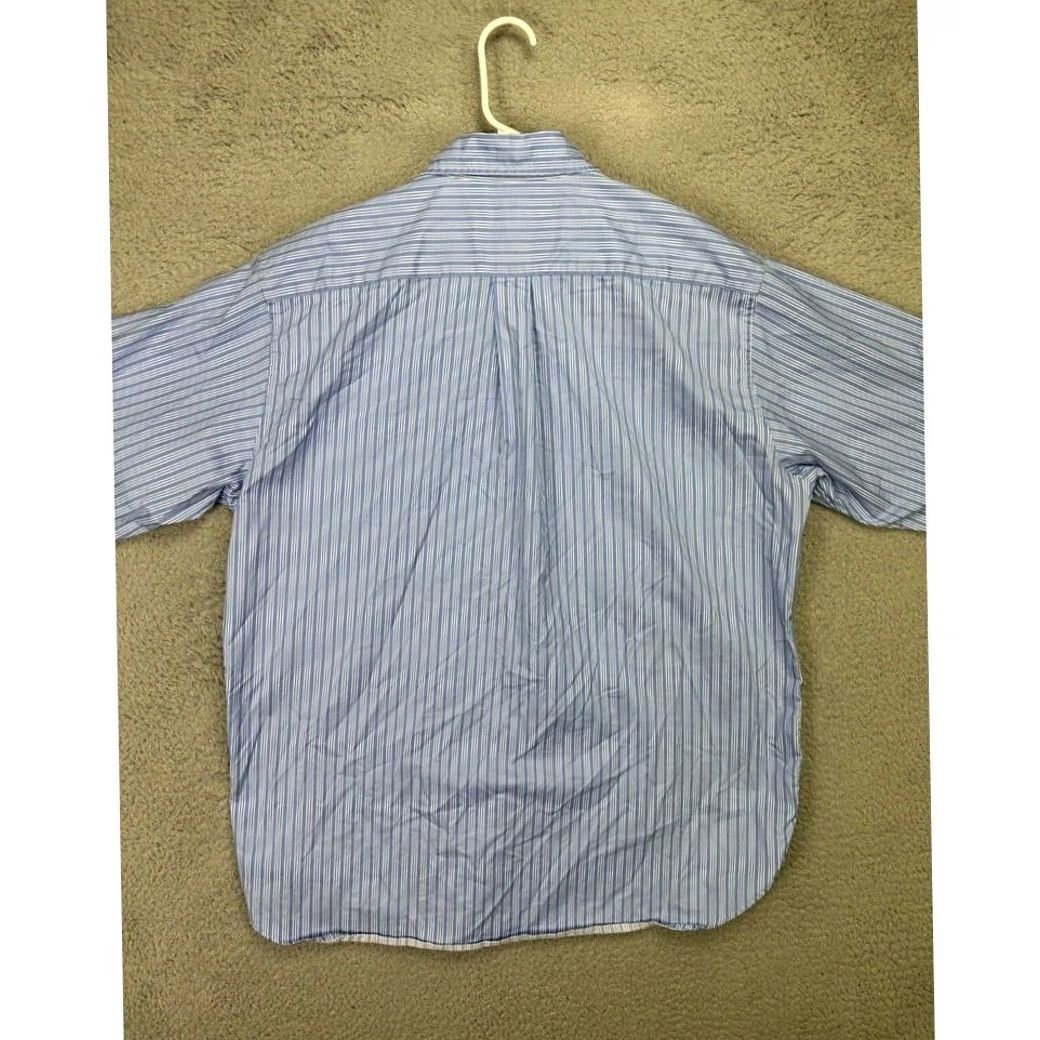 Brooks Brothers Brooks Brothers Button Down Shirt Mens Large Blue Striped Cotton Size US L / EU 52-54 / 3 - 3 Thumbnail