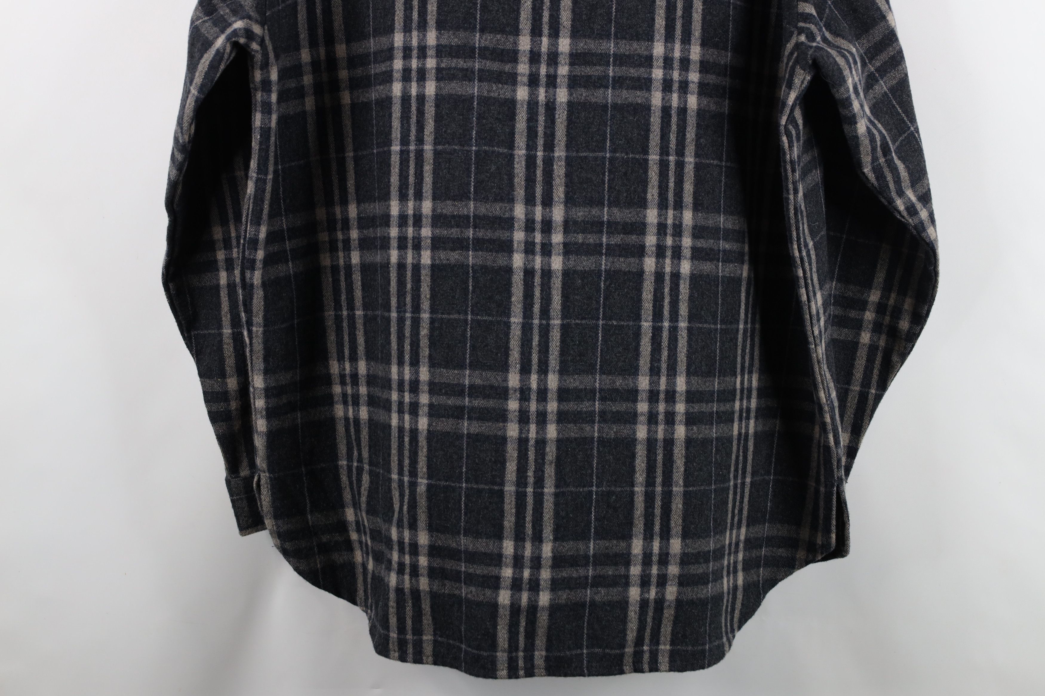 Vintage Vintage 90s Streetwear Knit Baggy Collared Button Shirt Size US L / EU 52-54 / 3 - 11 Thumbnail