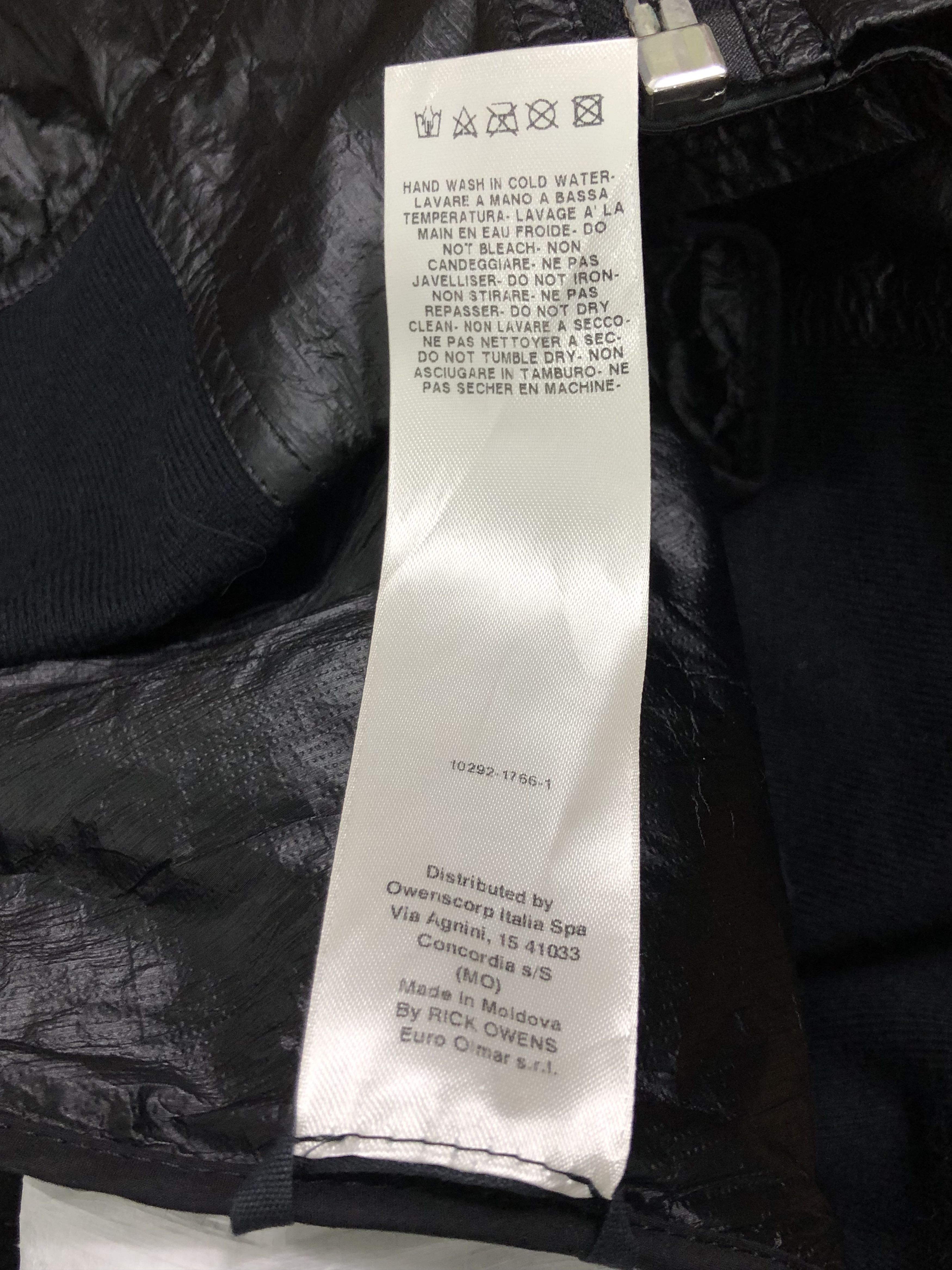 Rick Owens S/S 2018 RICK OWENS DRKSHDW FLIGHT JACKET RAINPROOF Size US L / EU 52-54 / 3 - 25 Thumbnail