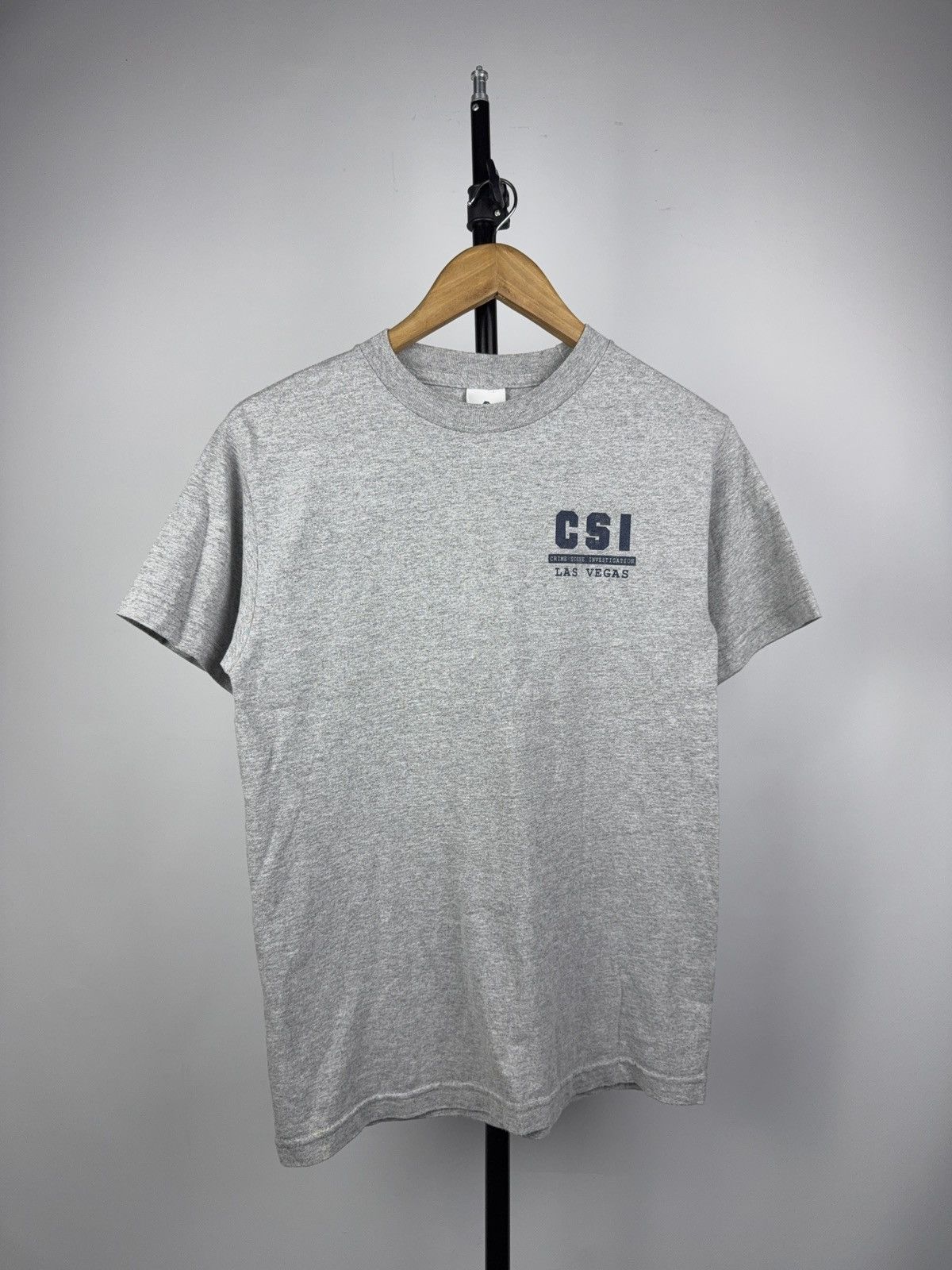 Vintage Vintage CSI Las Vegas TV Show Promo Gray 2000s Tee Shirt Size US S / EU 44-46 / 1 - 2 Thumbnail