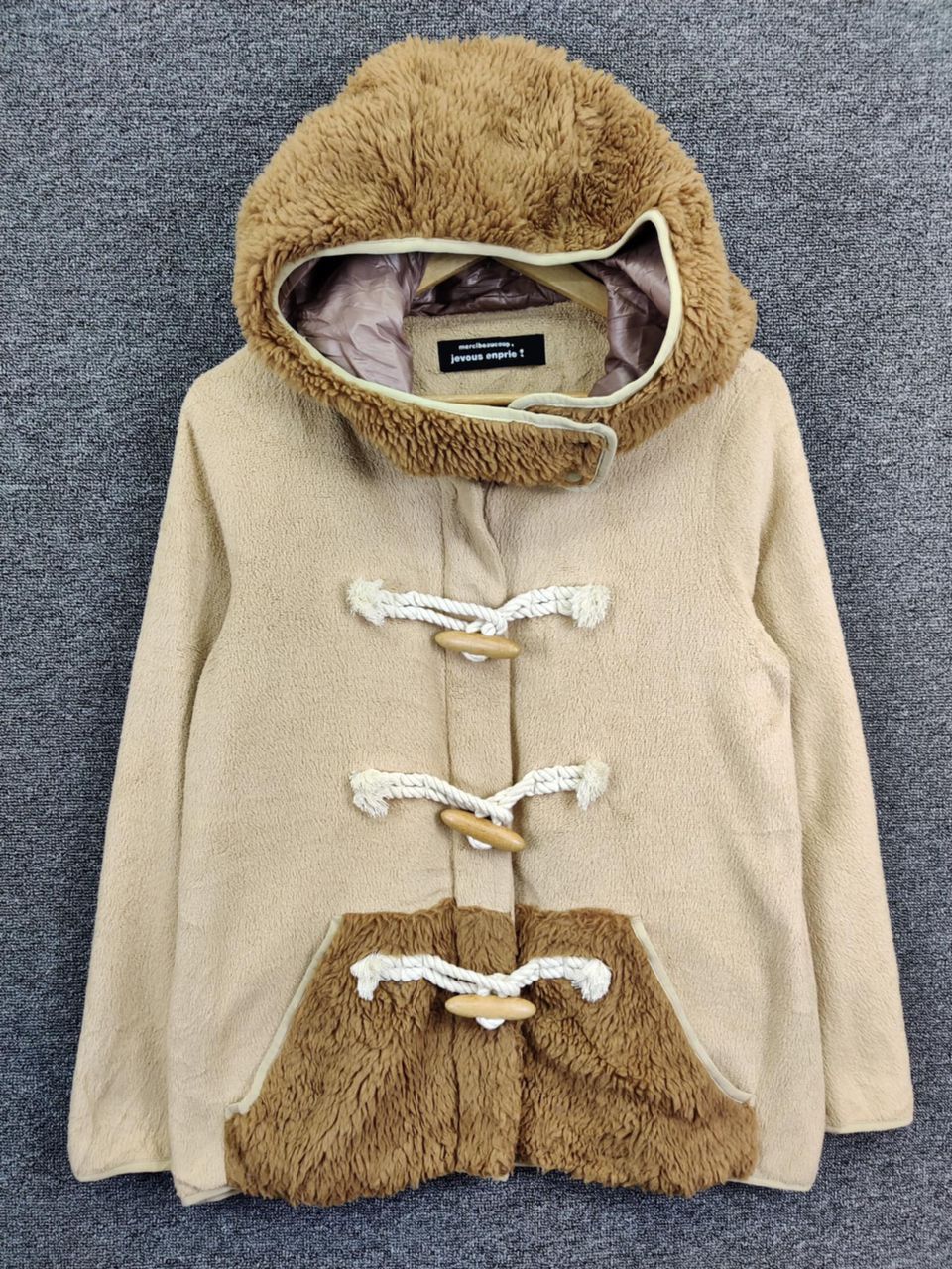 mercibeaucoup Vintage Mercibeaucoup Jevous Enpire Duffle Fleece Jacket Size US M / EU 48-50 / 2 - 1 Thumbnail