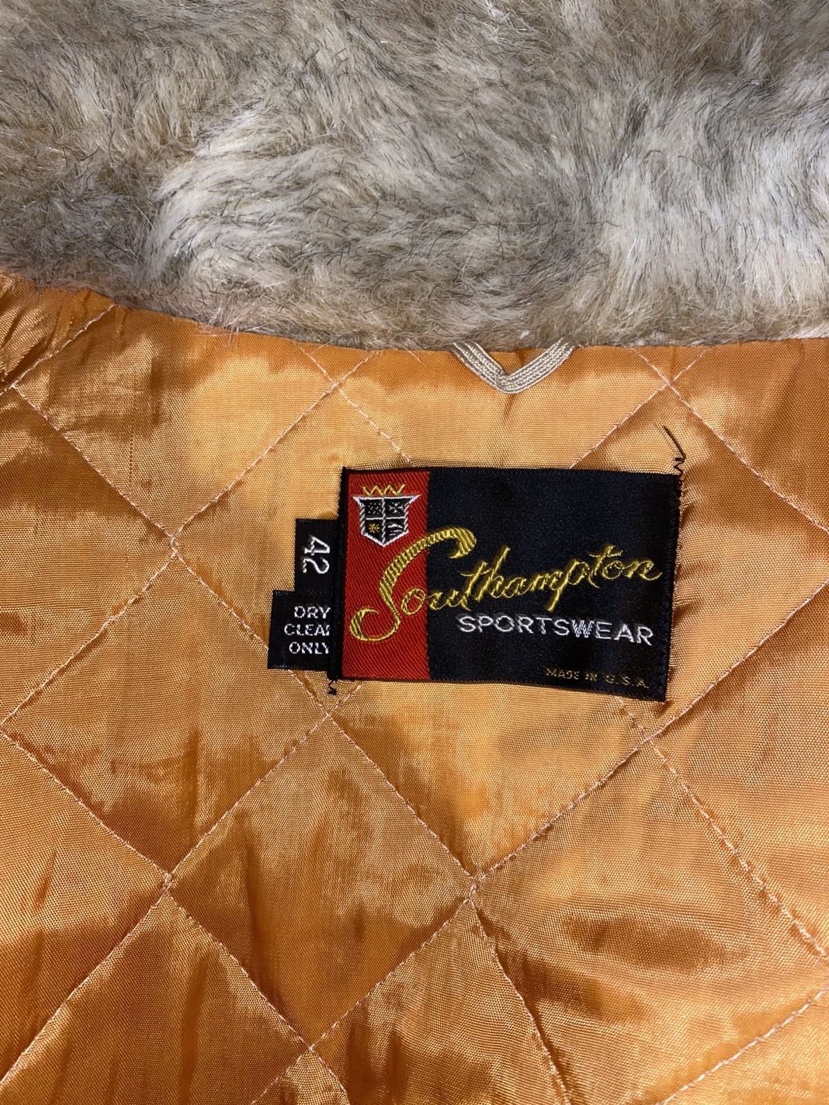 Vintage CRAZY GENUINE VINTAGE MADE IN THE U.S. FAUX FUR COAT Size L / US 10 / IT 46 - 2 Thumbnail
