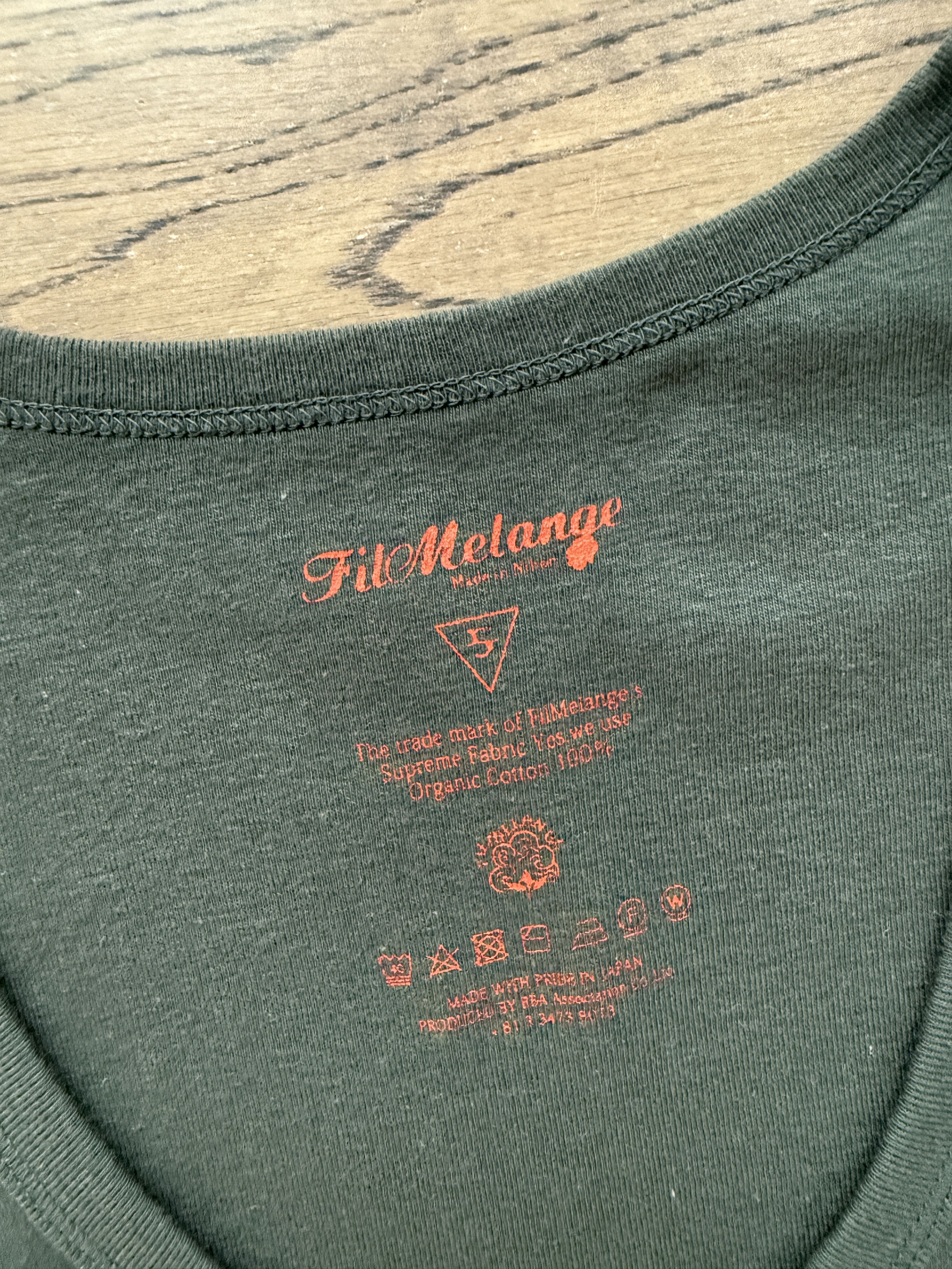 FilMelange FilMelange Japan Mens Military Green Cotton Mens Tank Top L Size US L / EU 52-54 / 3 - 6 Thumbnail