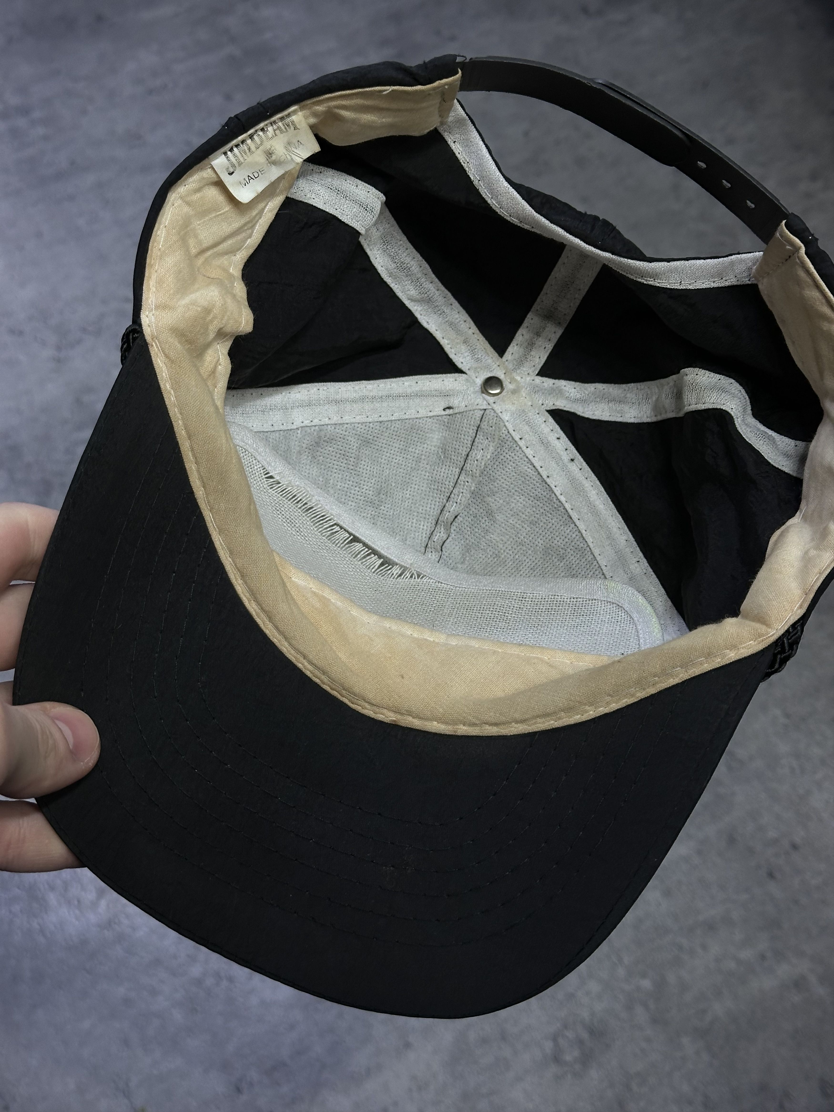 Vintage Jim Bean black hat logo vintage cap Size ONE SIZE - 4 Thumbnail