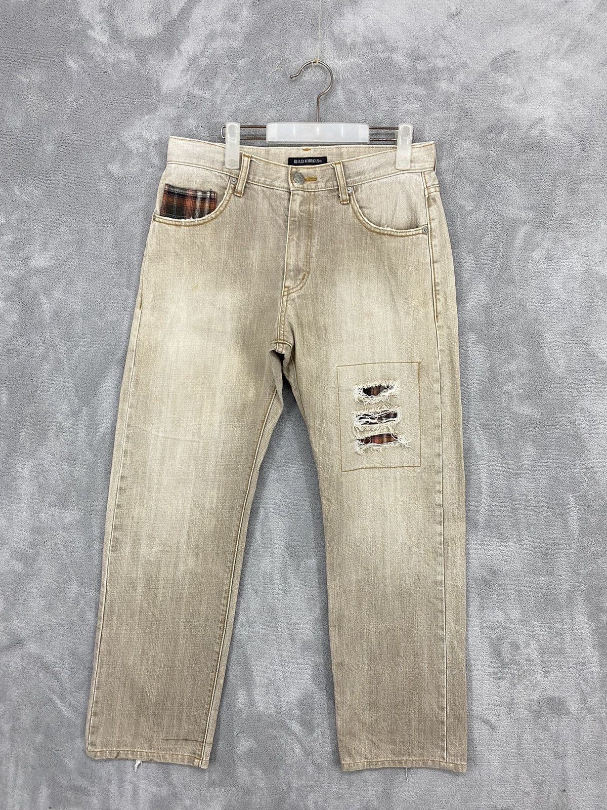 Japanese Brand × Vintage 🇯🇵WILD KHAKIS JAPANESE RARE DESIGN FASHION STYLE Size US 31 - 1 Thumbnail