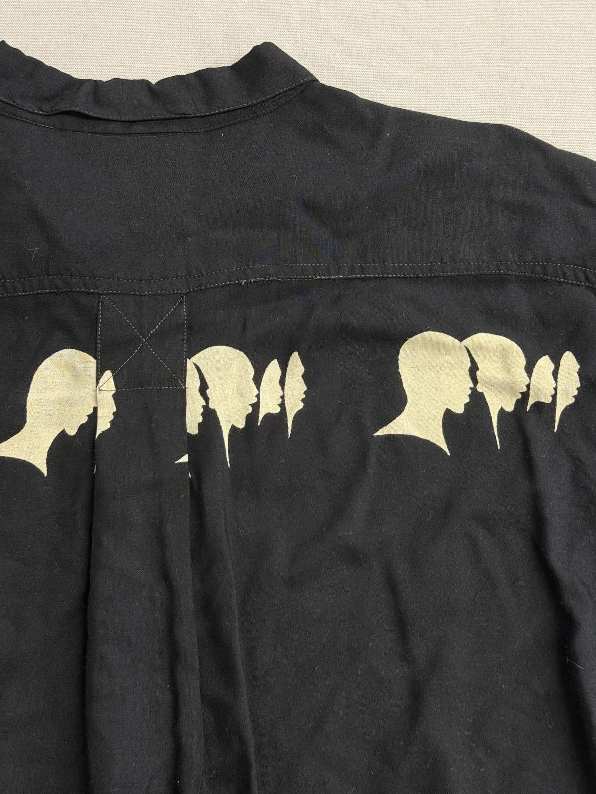 Other Vintage 80s Goouch SS Button Up - Faces in the Shadows - M Size US M / EU 48-50 / 2 - 5 Thumbnail
