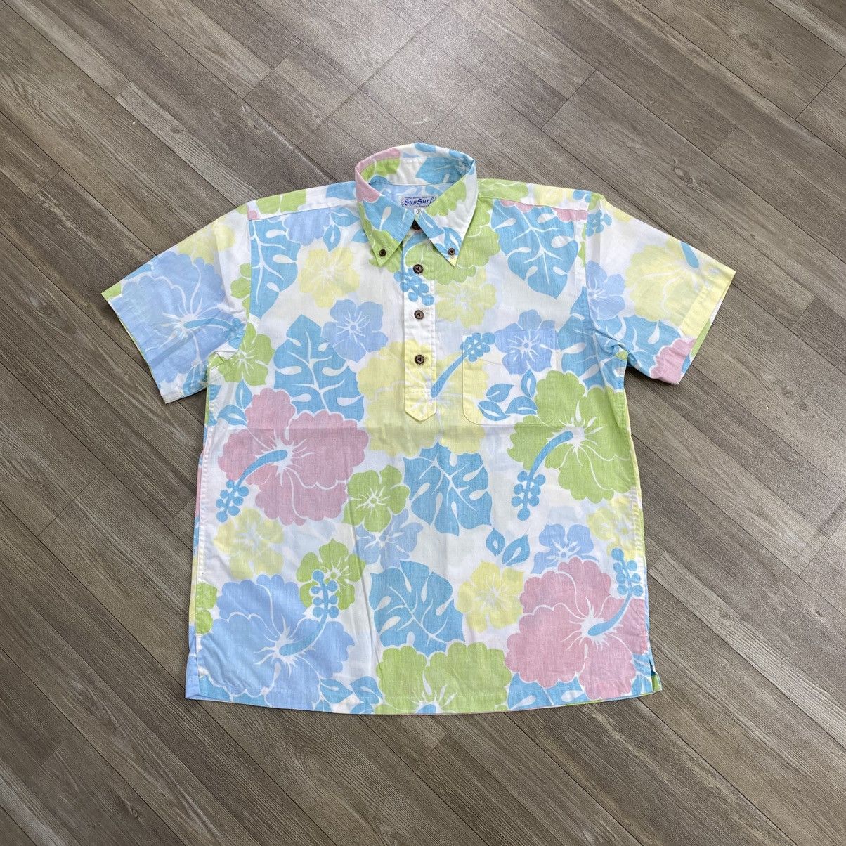 Sun Surf Vintage Sunsurf Floral Toyo Enterprise Hawaiian Catton Shirt Size US S / EU 44-46 / 1 - 1 Thumbnail