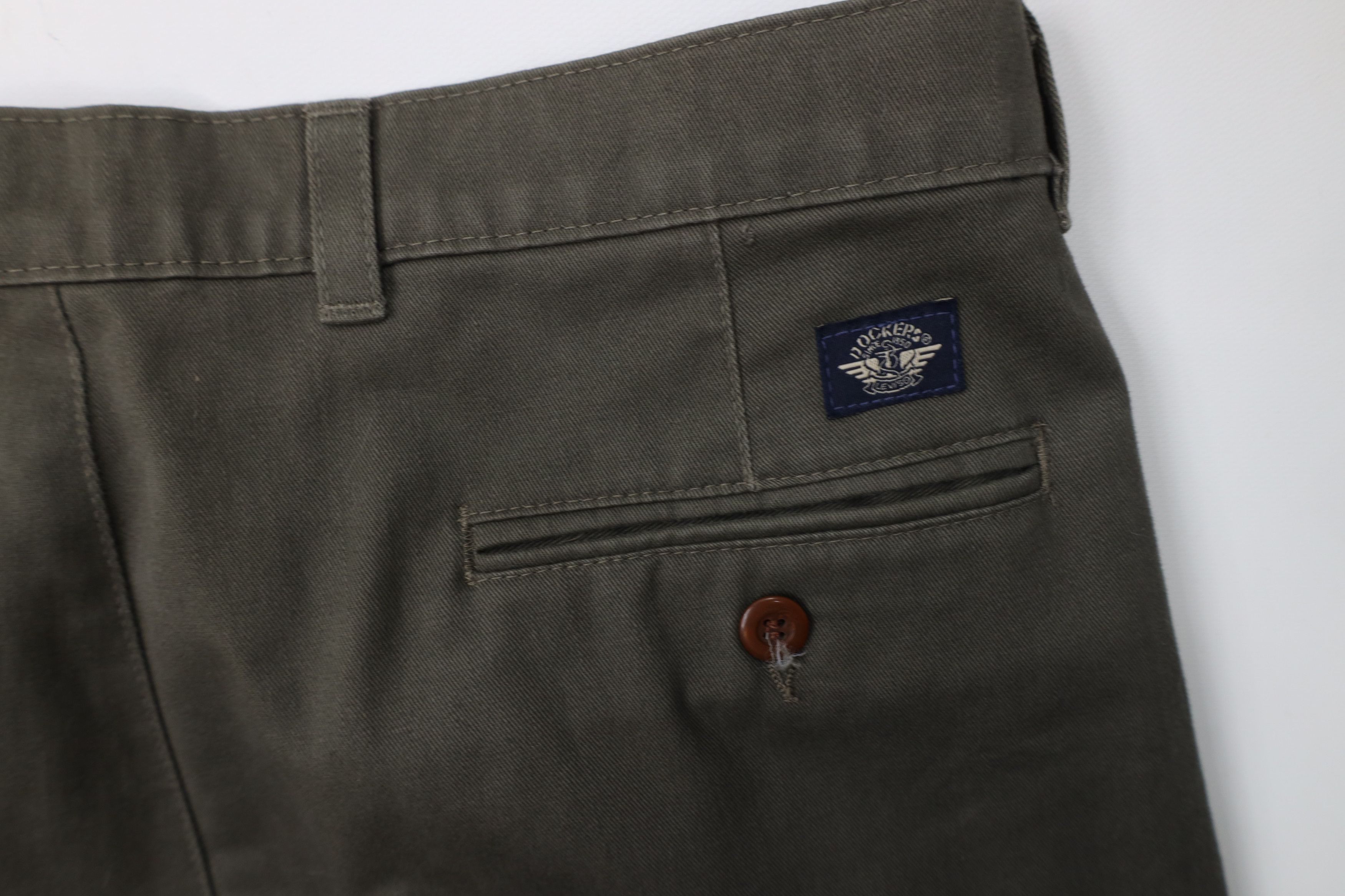 Dockers Vintage 90s Dockers Straight Leg Chino Pants Green USA Size US 34 / EU 50 - 13 Thumbnail