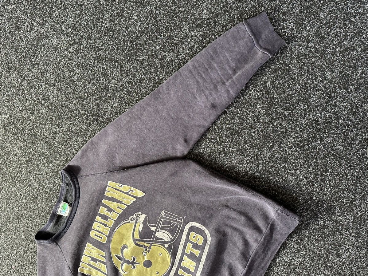 NFL × Vintage 🚨Vintage New Orleans Saints RARE BOXY SWEATSHIRT BIG LOGO Size US M / EU 48-50 / 2 - 3 Thumbnail