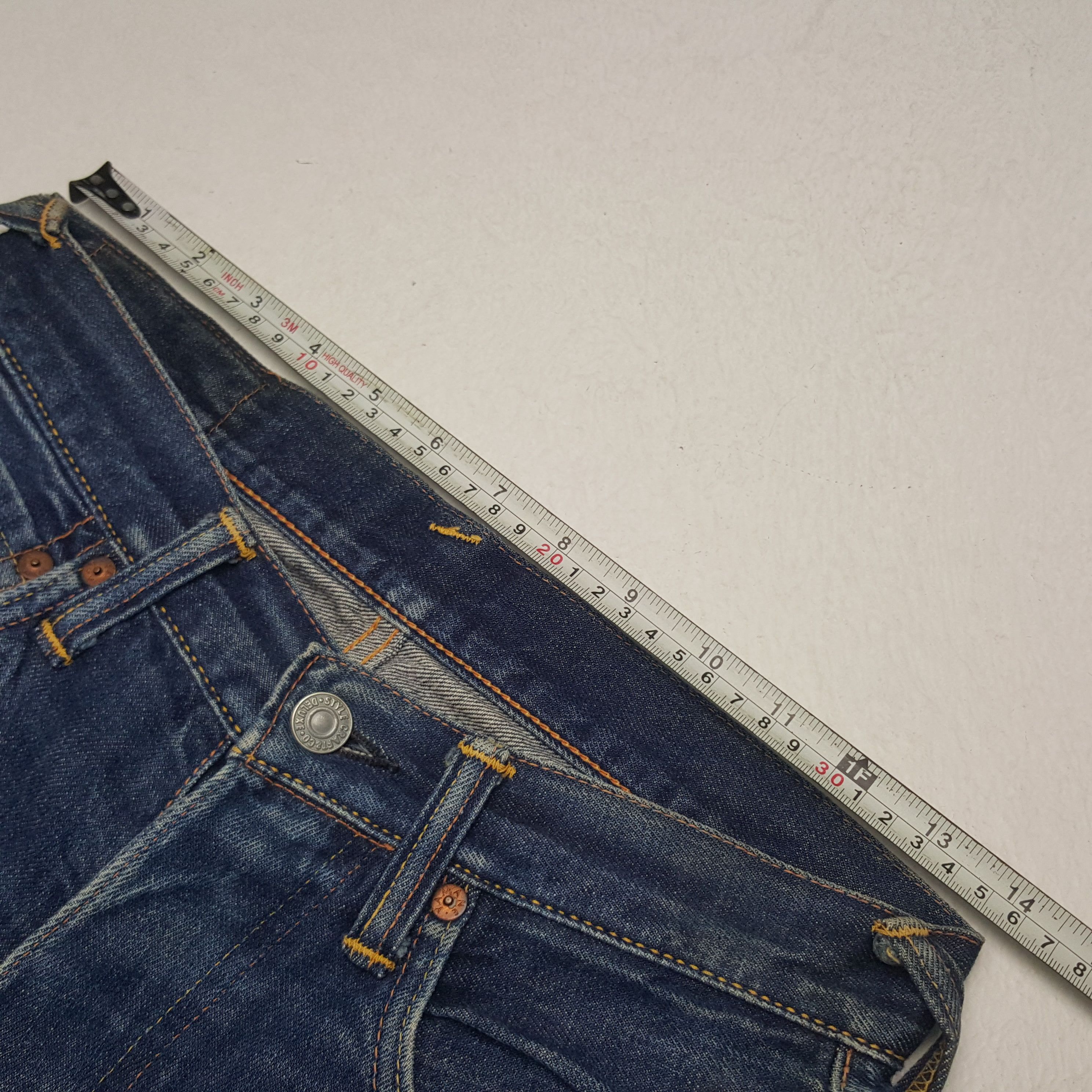 Evisu × Japanese Brand Vintage Evisu Selvedge Custom Art Daicock Denim Jeans Size US 28 / EU 44 - 7 Thumbnail