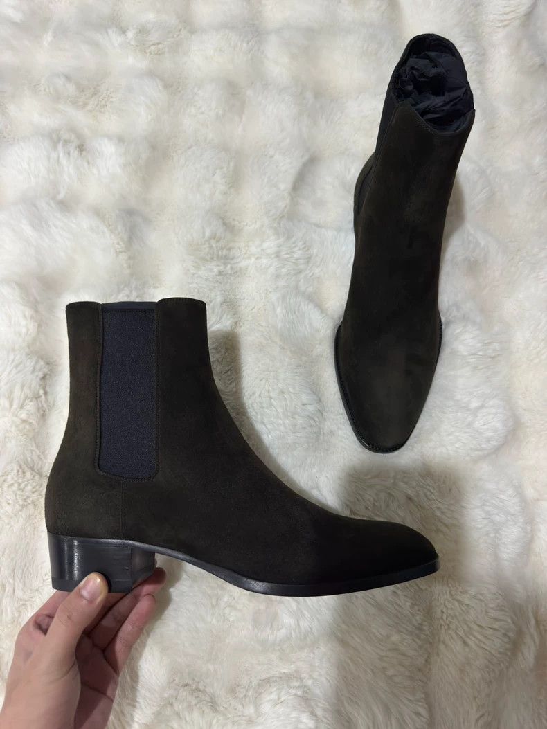Saint Laurent Paris Saint Laurent Paris Suede Chelsea boots Size US 8 / EU 41 - 2 Thumbnail
