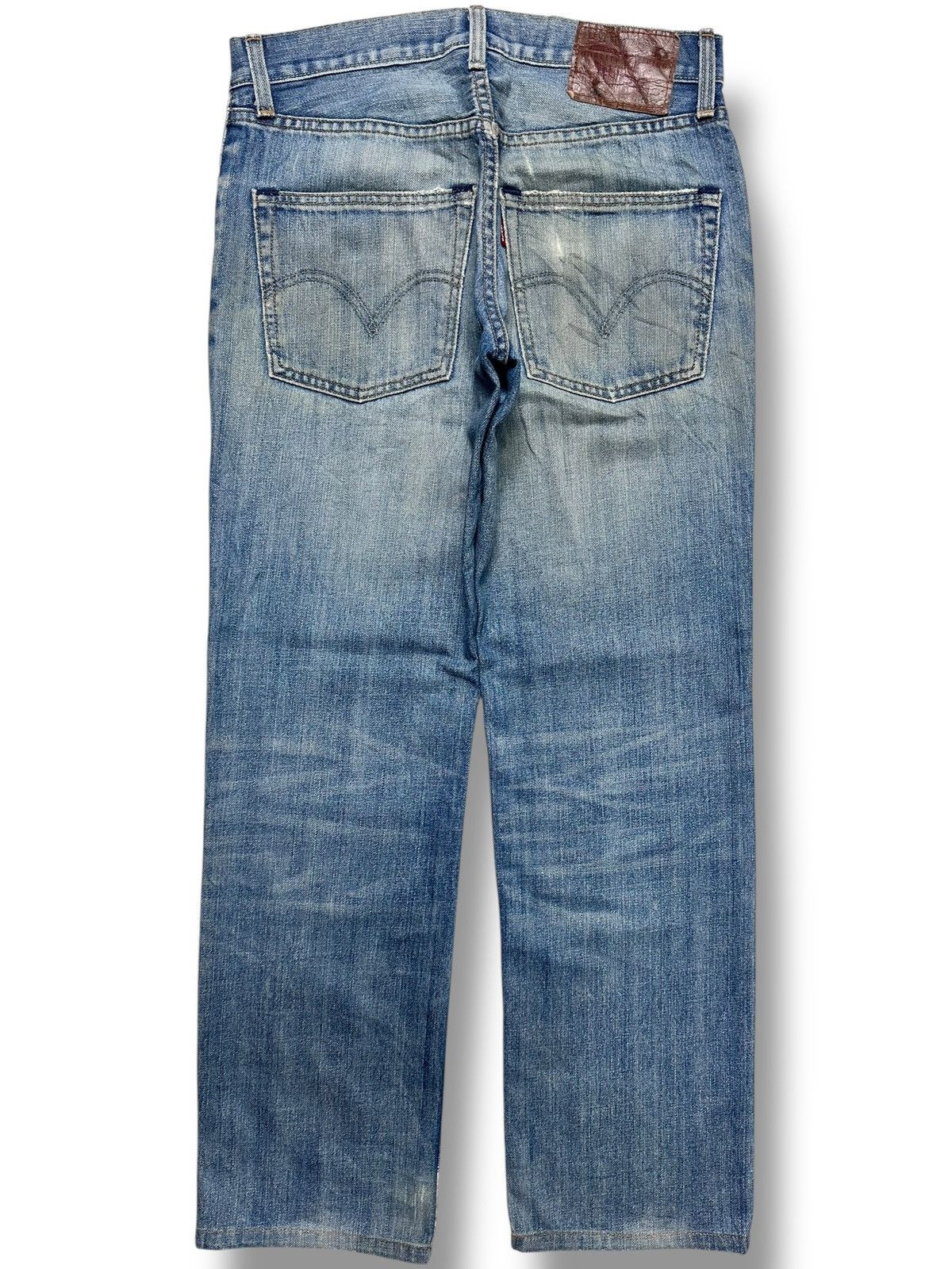 Levi's Vintage Levi’s 502 Regular Fit Denim Jeans Light BlueWash Size US 32 / EU 48 - 3 Thumbnail