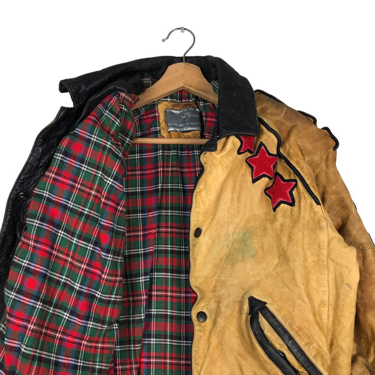 Japanese Brand 🔥VINTAGE LEATHER JACKET NORTH BEACH LEATHER ISSEY MIYAKE Size US S / EU 44-46 / 1 - 14 Thumbnail