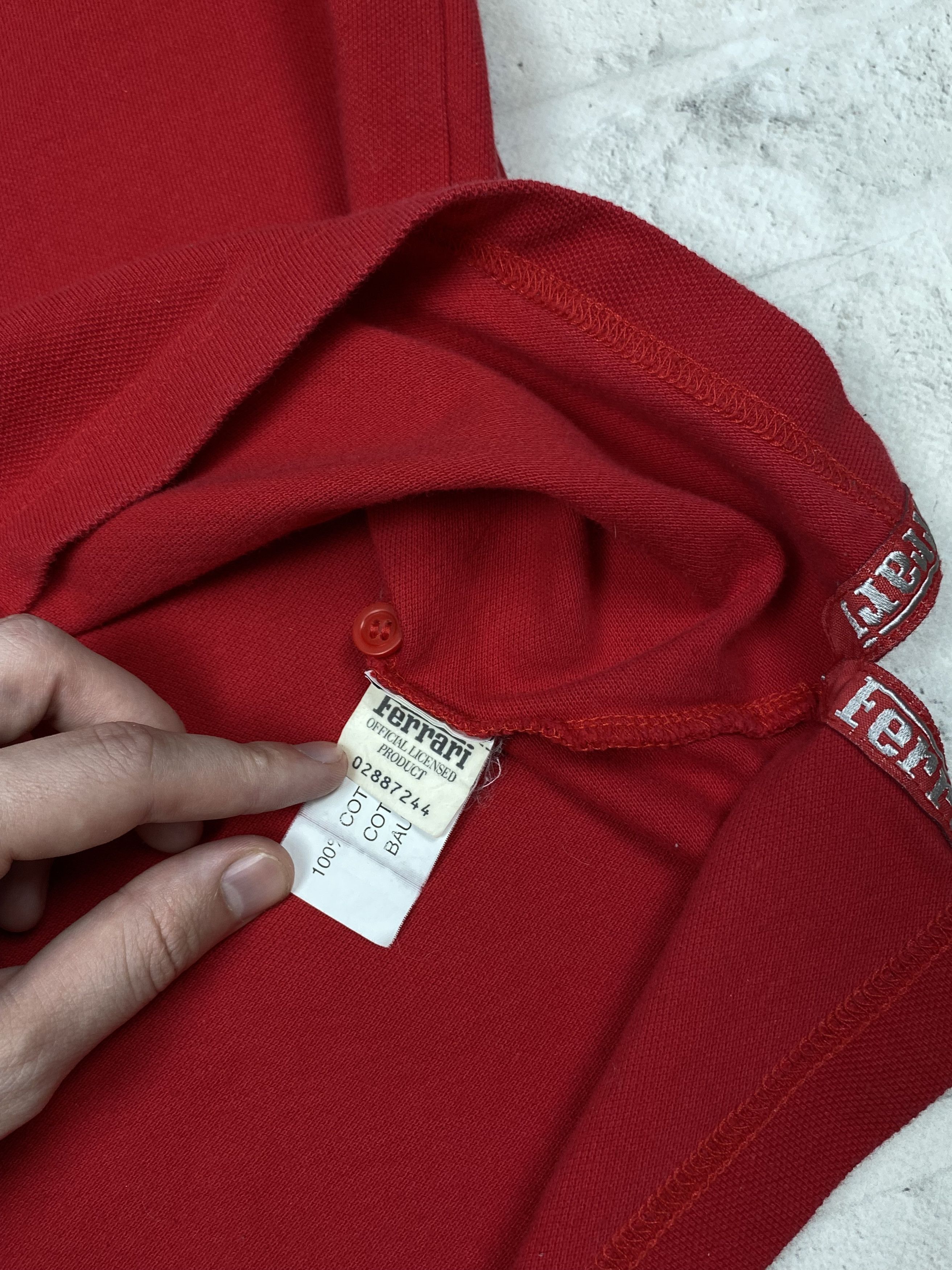 Ferrari VTG Ferrari Official Red Polo Embroidered Shirt Men's L 90’s Size US L / EU 52-54 / 3 - 9 Thumbnail