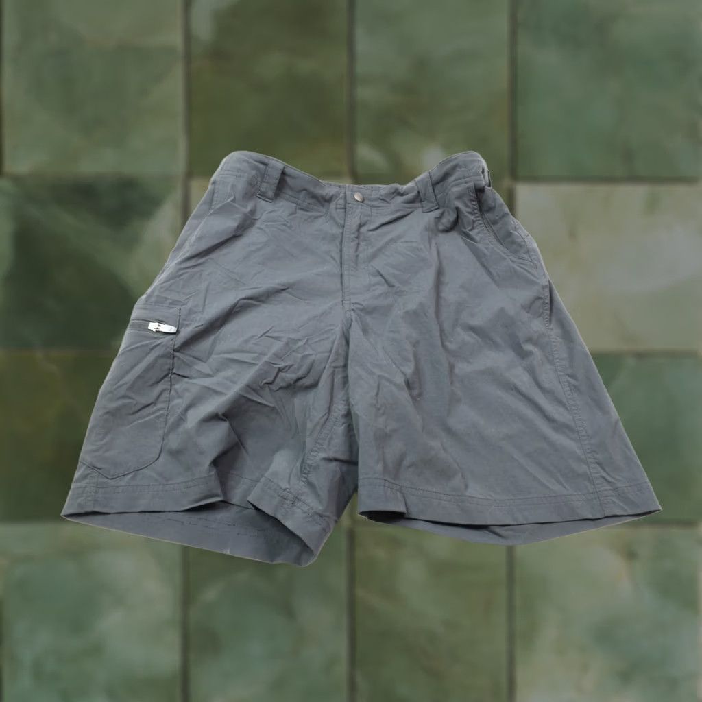 Vintage L.L. Bean Cycling Chino Shorts Black Nylon Stretch Padded Outdoor Regular M Mens Boys? Size 32" / US 10 / IT 46 - 1 Thumbnail