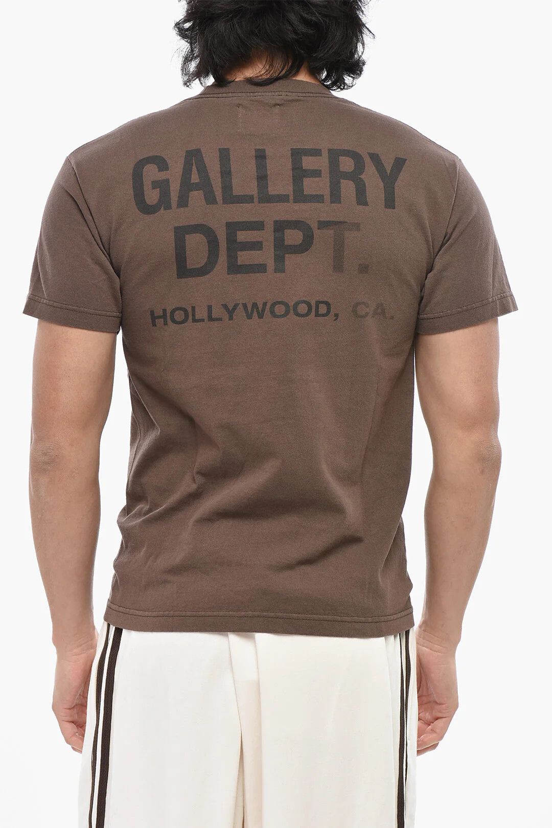 Gallery Dept. og1mm0426 Cotton Crewneck T-Shirt in Brown Size US S / EU 44-46 / 1 - 2 Thumbnail
