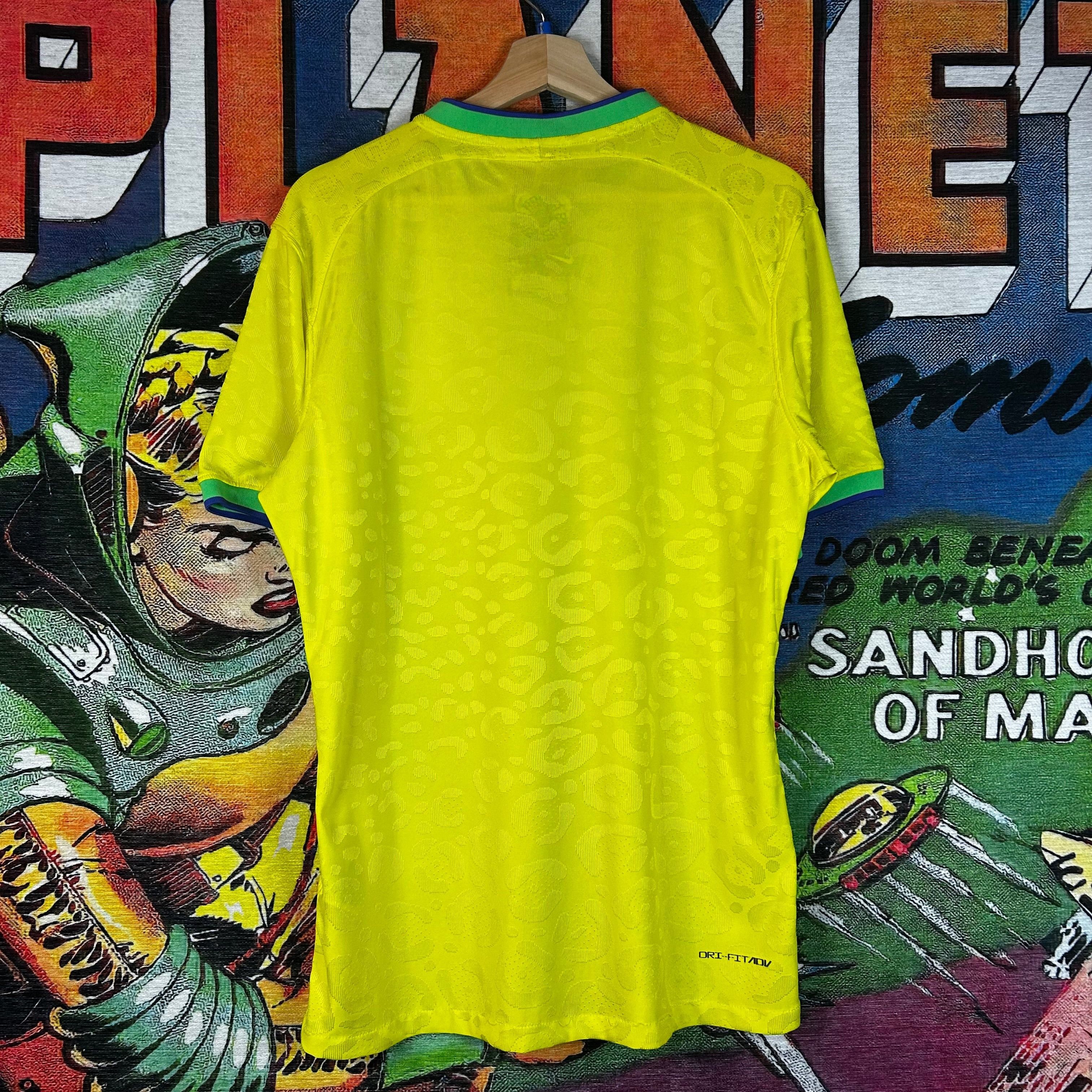 Nike Nike Dri-FIT Brazil 2022/23 Stadium Home Soccer Jersey XL Size US XL / EU 56 / 4 - 2 Thumbnail