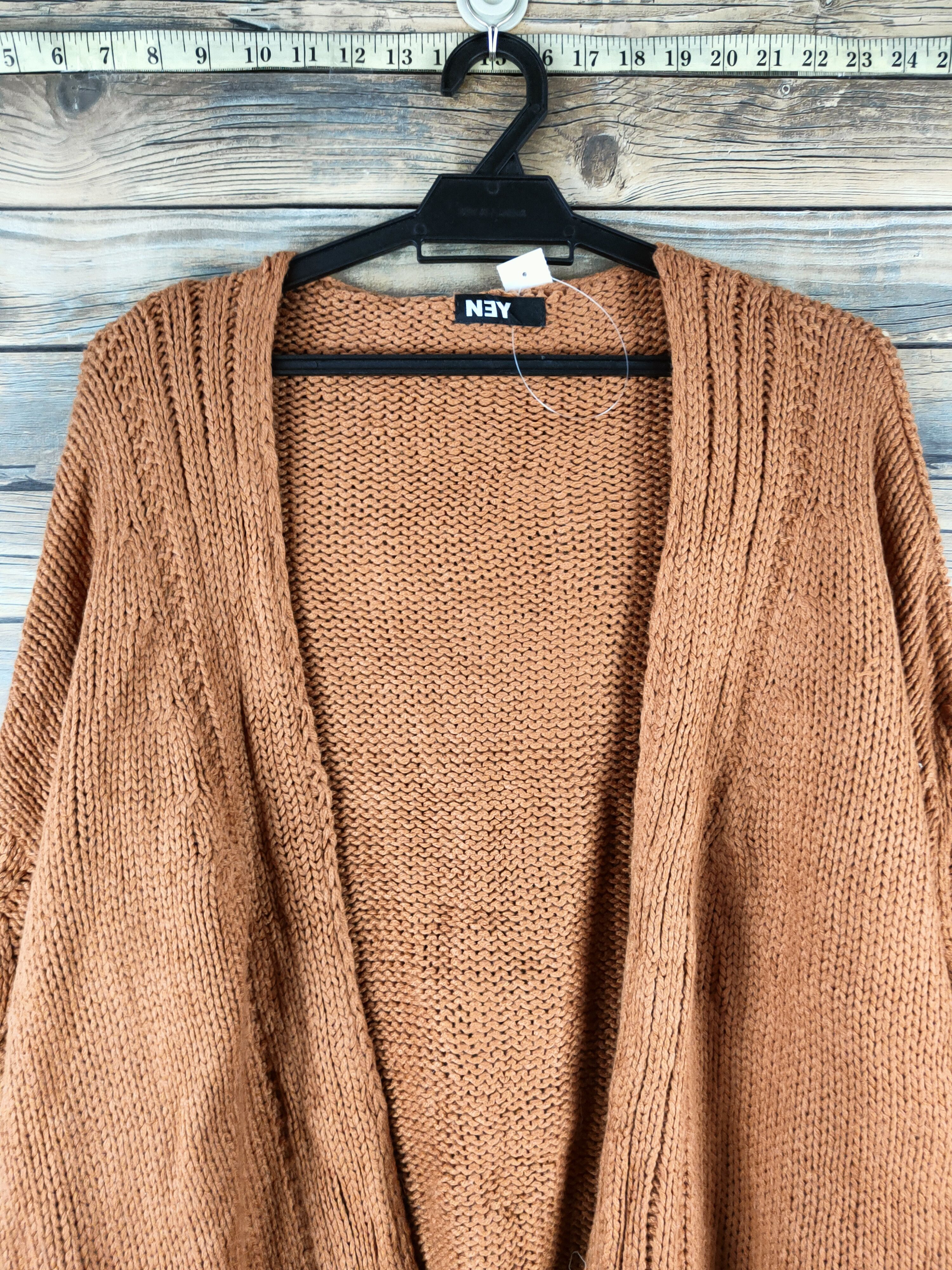 Japanese Brand DL Ney Brown Knitwear Cardigan #46-146 Size M / US 6-8 / IT 42-44 - 2 Thumbnail