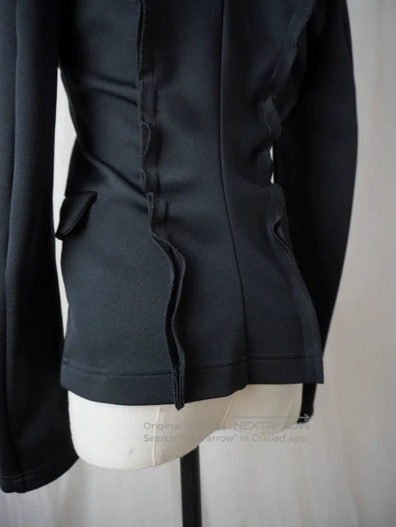 Comme des Garcons Comme Des Garcons Black Ripped Short Jacket Size S / US 4 / IT 40 - 5 Thumbnail