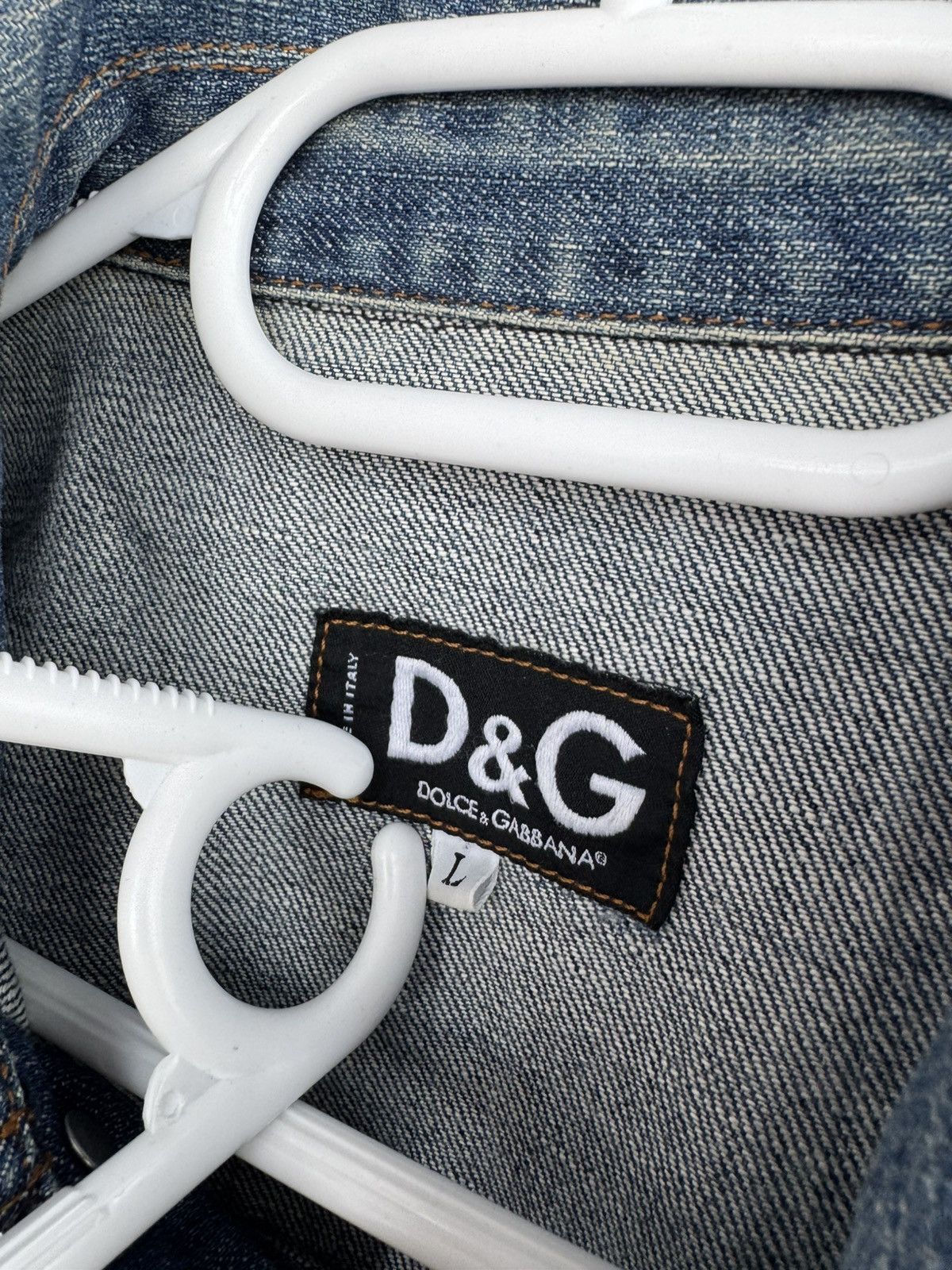 Dolce & Gabbana Vintage Dolce & Gabbana Women’s Denim Jacket Sz L Size L / US 10 / IT 46 - 4 Thumbnail