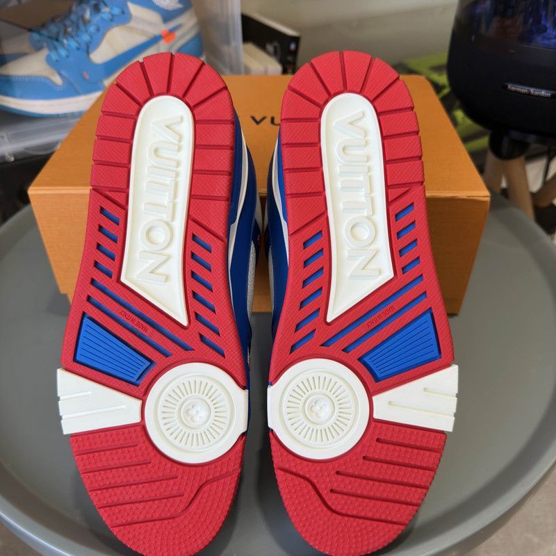 Louis Vuitton Louis Vuitton Trainer Color-Blocked Fashion Sneakers -2508 Size US 9 / EU 42 - 3 Thumbnail