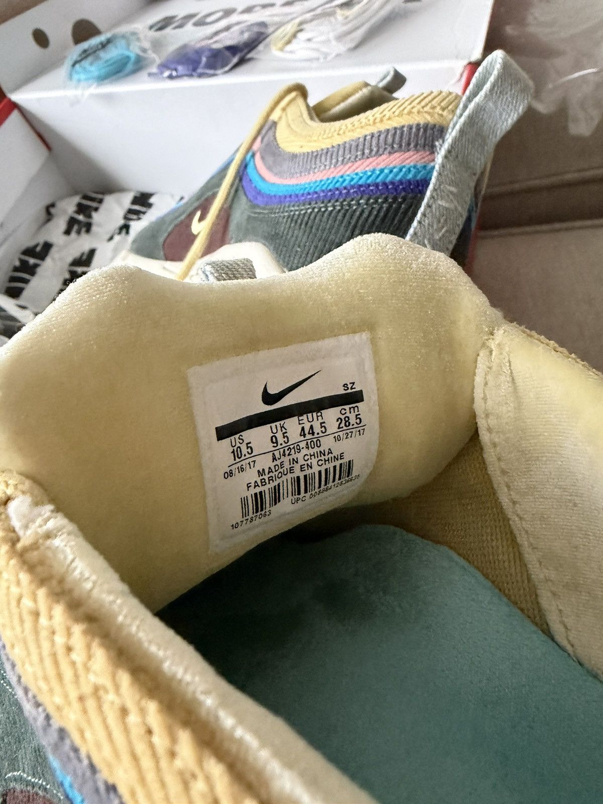 Nike Nike Air Max 1/97 Sean Wotherspoon Size 10.5 VNDS Size US 10.5 / EU 43-44 - 7 Thumbnail