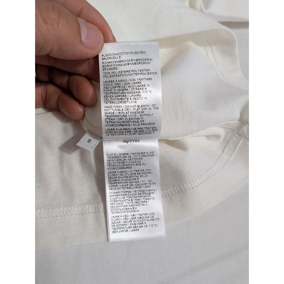 Bottega Veneta o1rshd1 T-Shirt Sunrise Light Cotton in Off-White Size US S / EU 44-46 / 1 - 13 Thumbnail