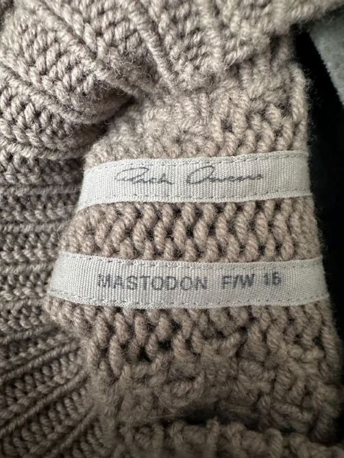 Rick Owens Mastodon striped heavy sweater Size US M / EU 48-50 / 2 - 4 Thumbnail