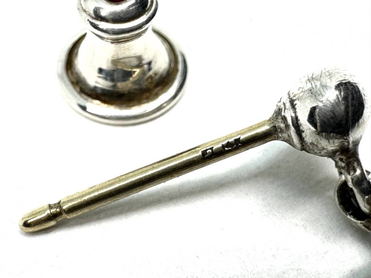 Chrome Hearts Chrome Hearts Silver Tiny E CH Plus 3 Drop Earring Size ONE SIZE - 4 Thumbnail