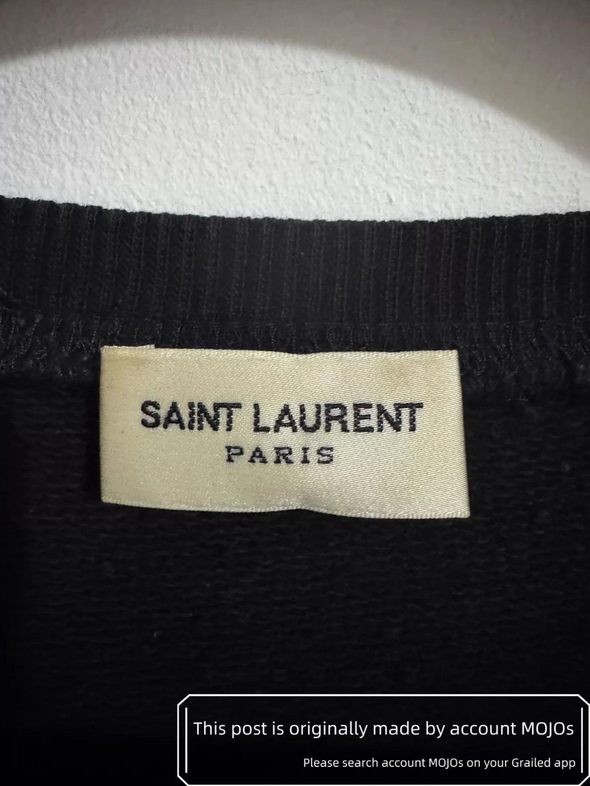 Saint Laurent Paris Sz M Saint Laurent Paris 15AW 5-Zips Sweatshirt mojos110632 Size US M / EU 48-50 / 2 - 5 Thumbnail